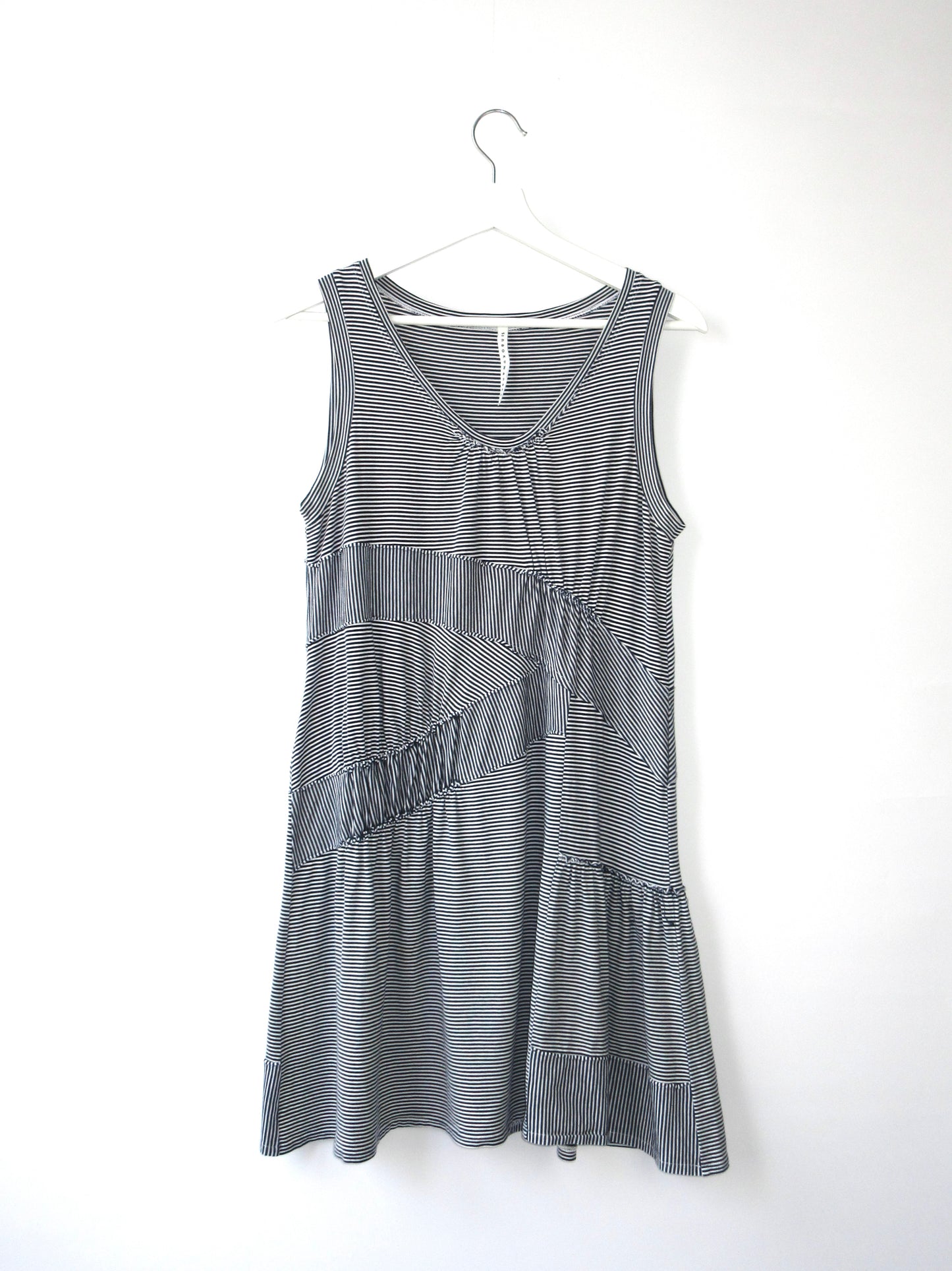 sunaokuwahara stripe design tunic dress