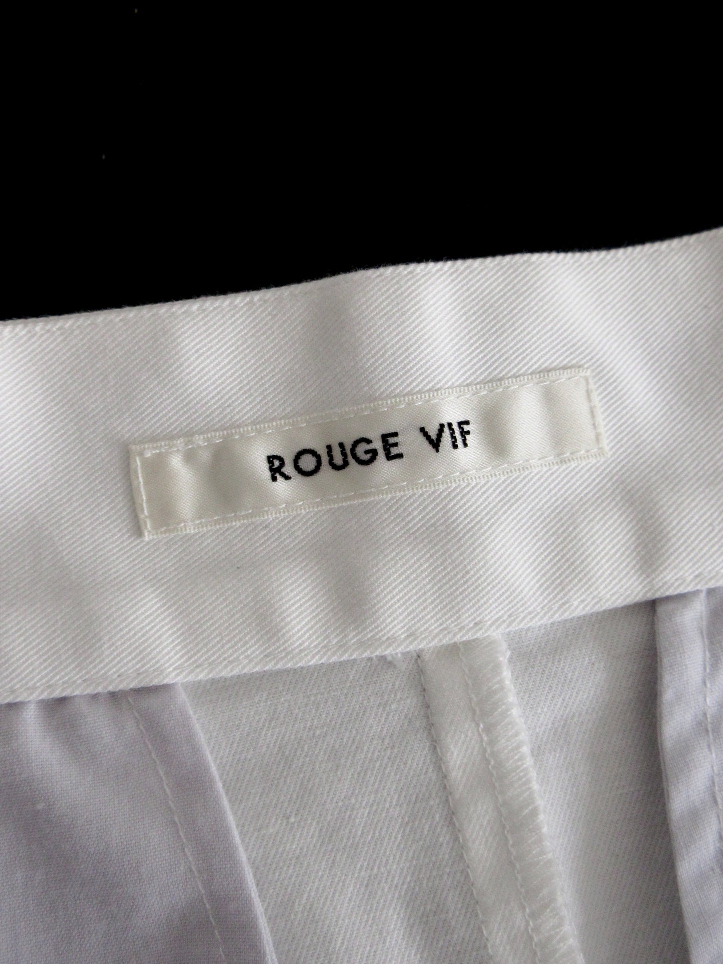 front slit white long skirt