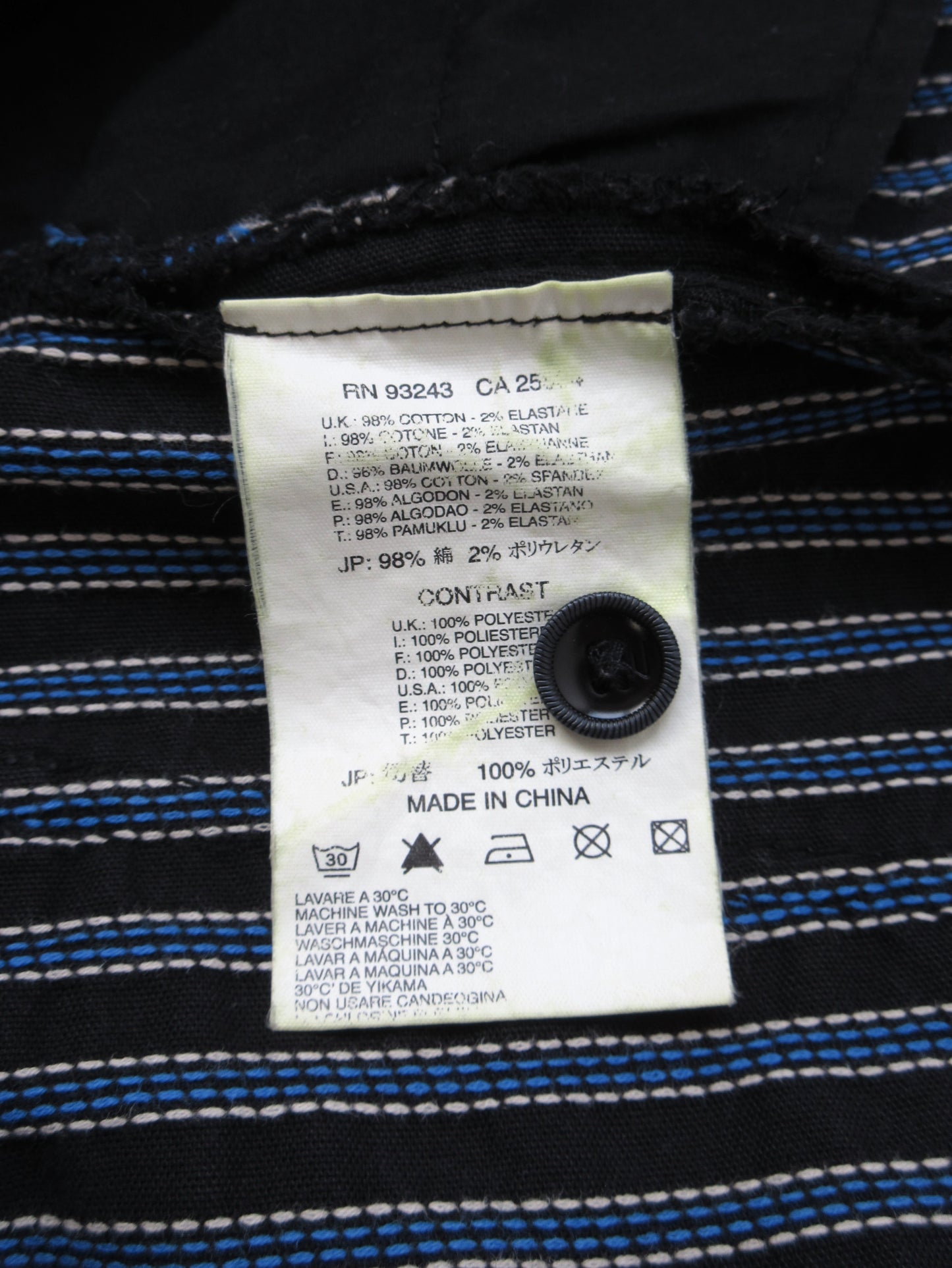 DIESEL stripe west design pants