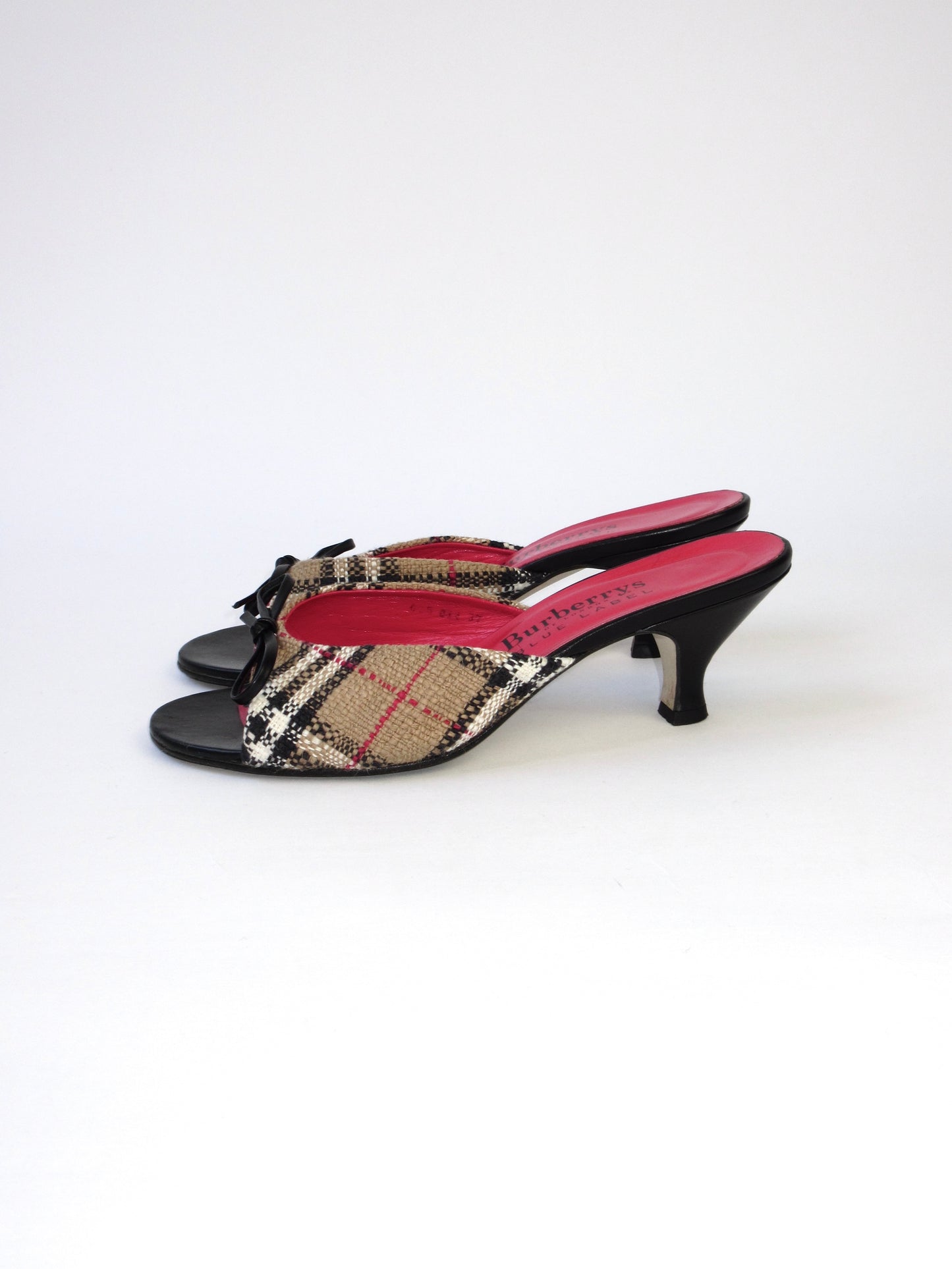 Burberrys plaid mule