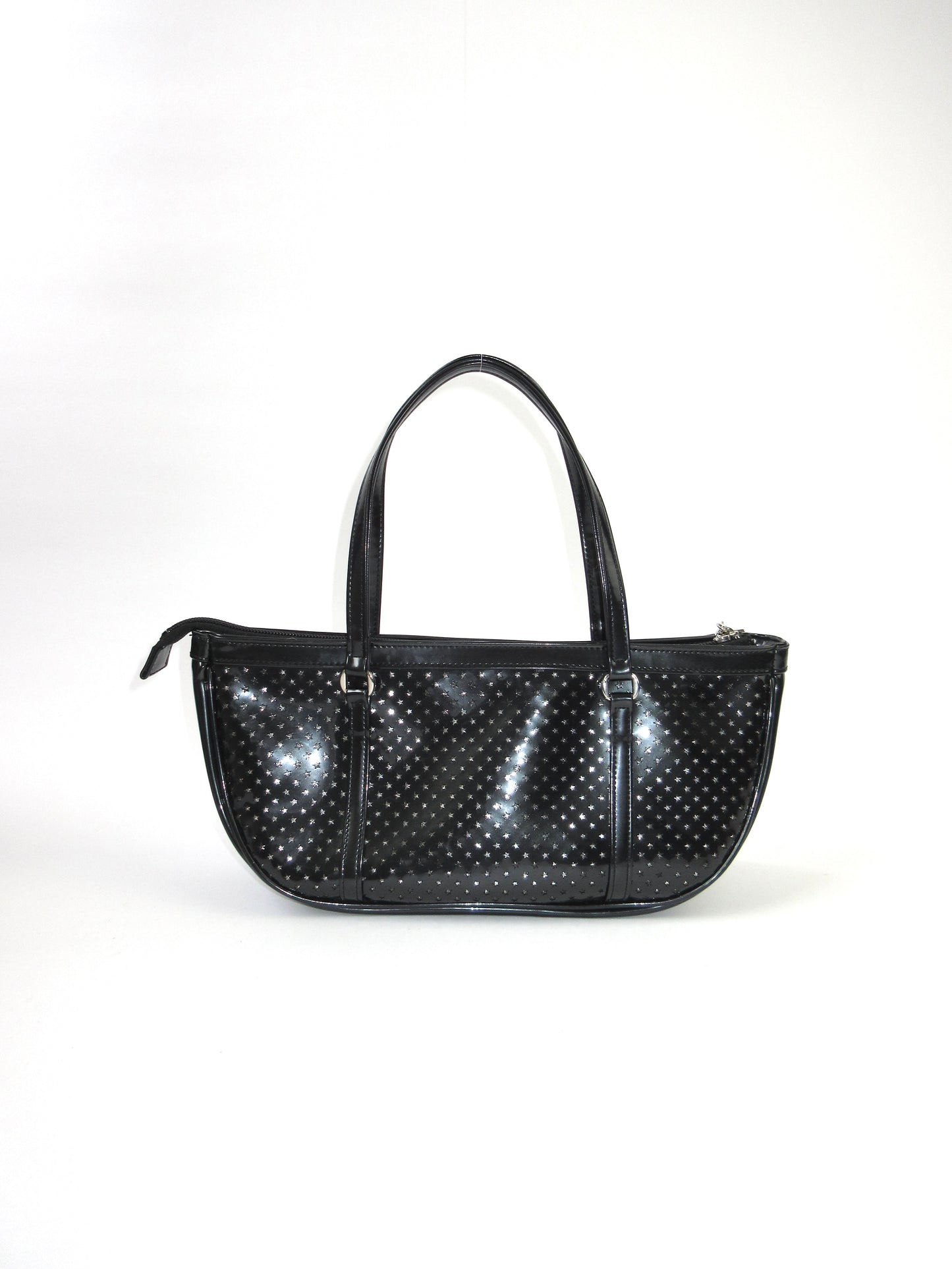 【used】agnes b. VOYAGE little star pattern handbag