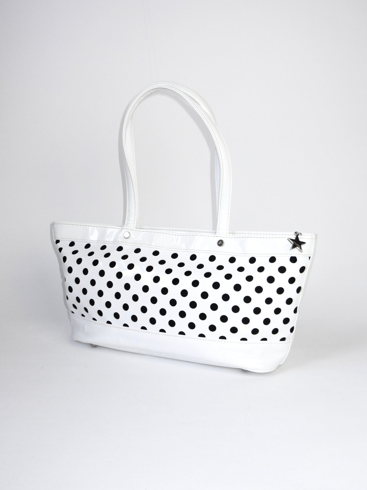 agnes b. polka dots monotone bag