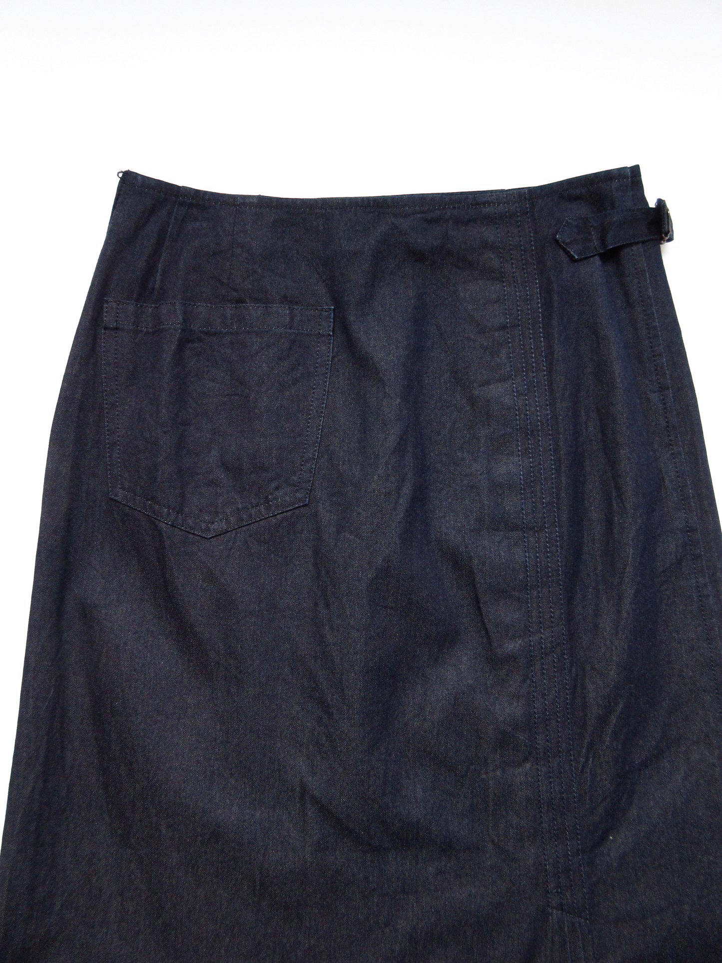 sunaokuwahara detailed denim skirt