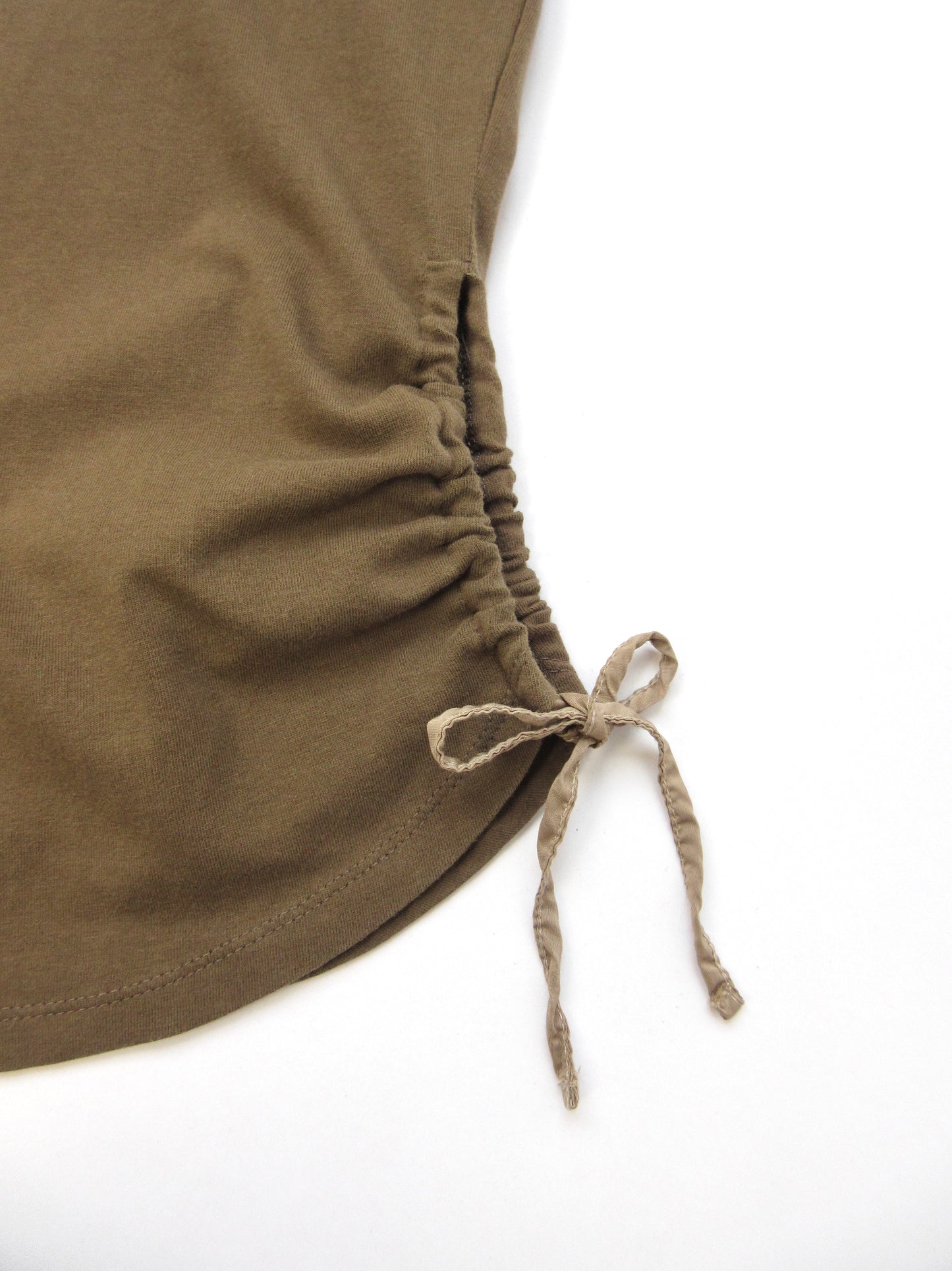 MaxMara frill side ribbon sleeveless top