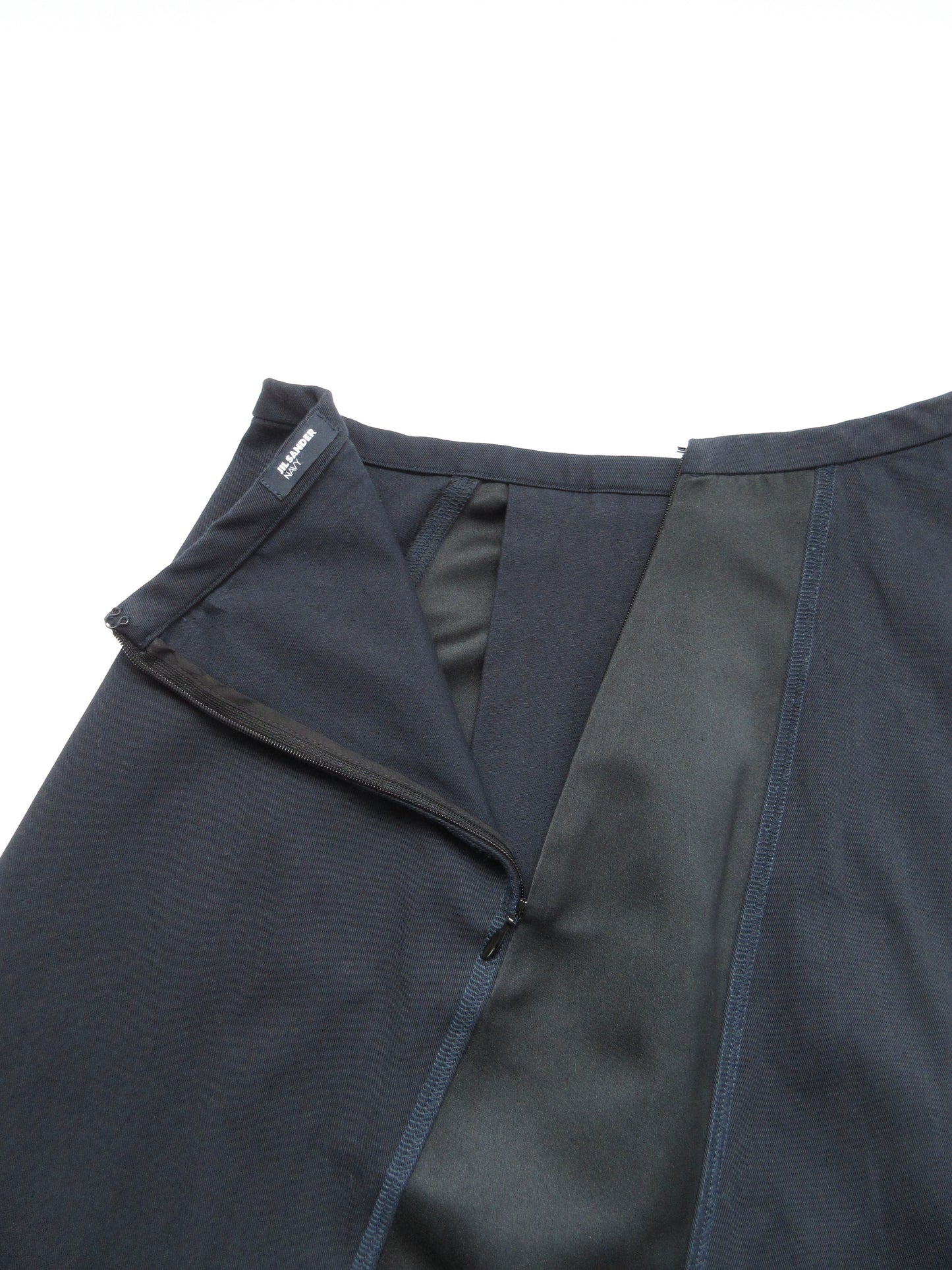 JIL SANDER NAVY switching skirt