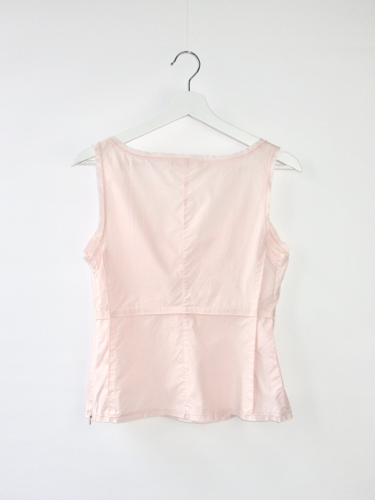 Max Mara pastel pink cotton sleeveless