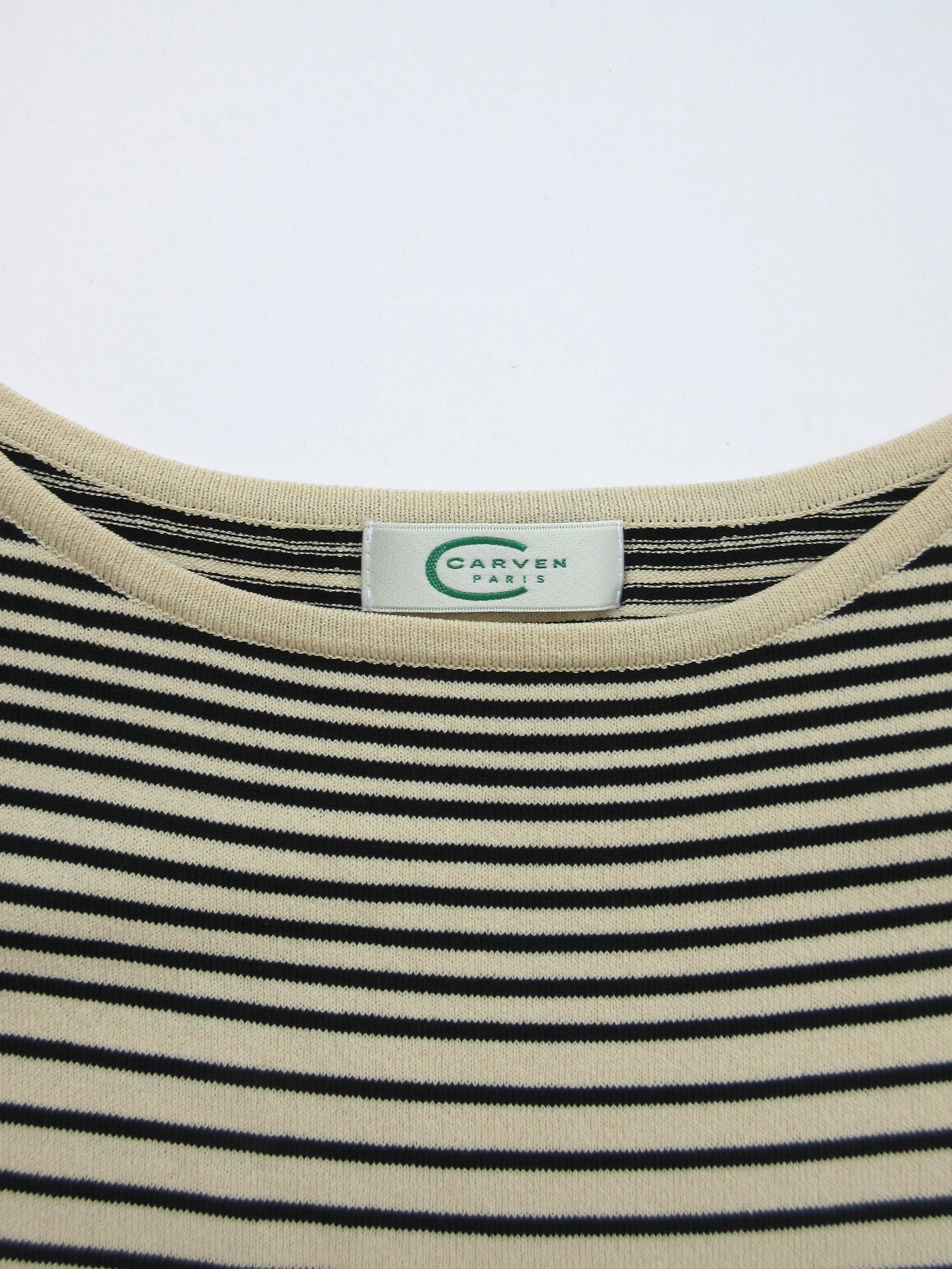 CARVEN gradation border sleeveless top