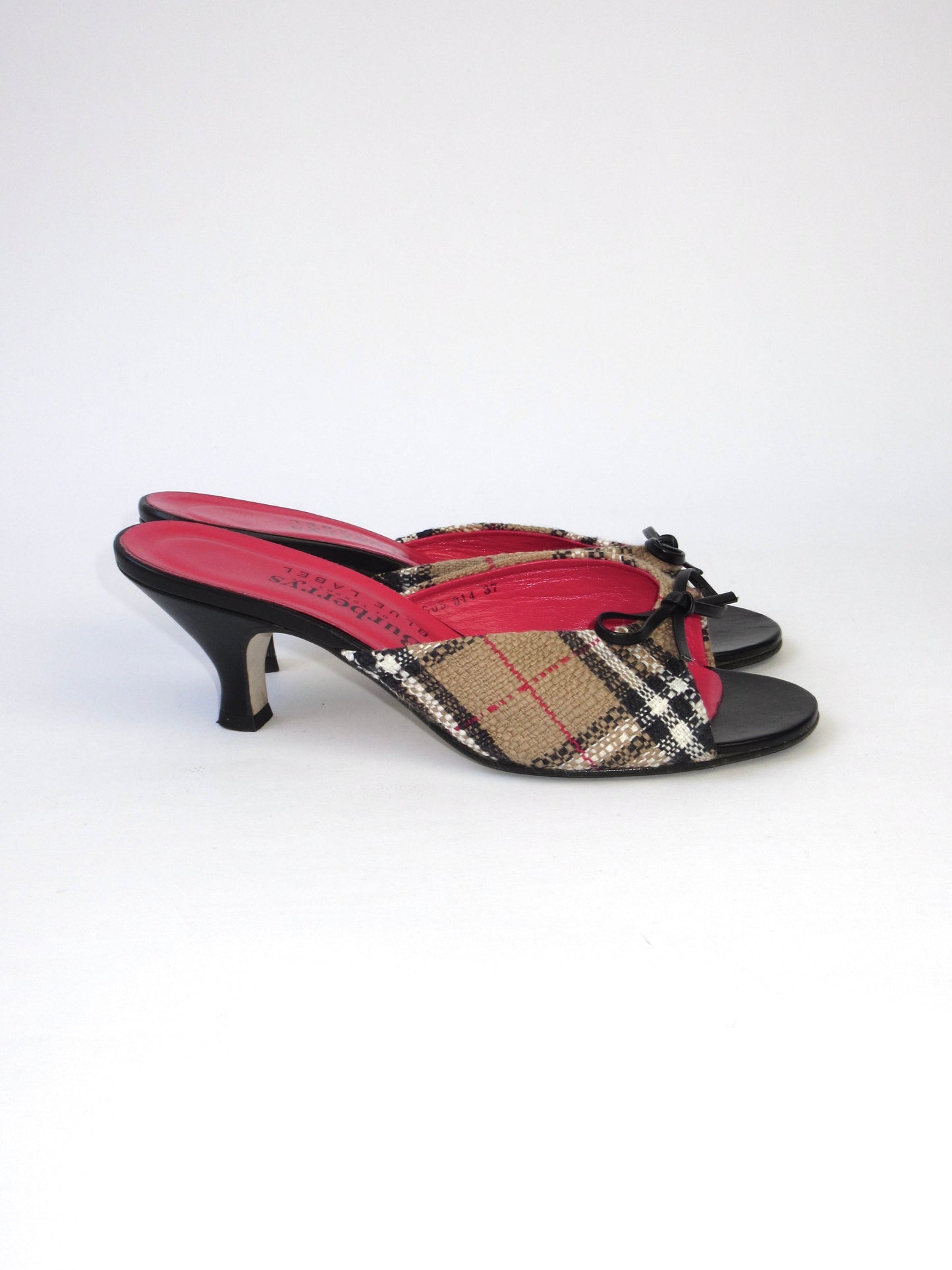 Burberrys plaid mule