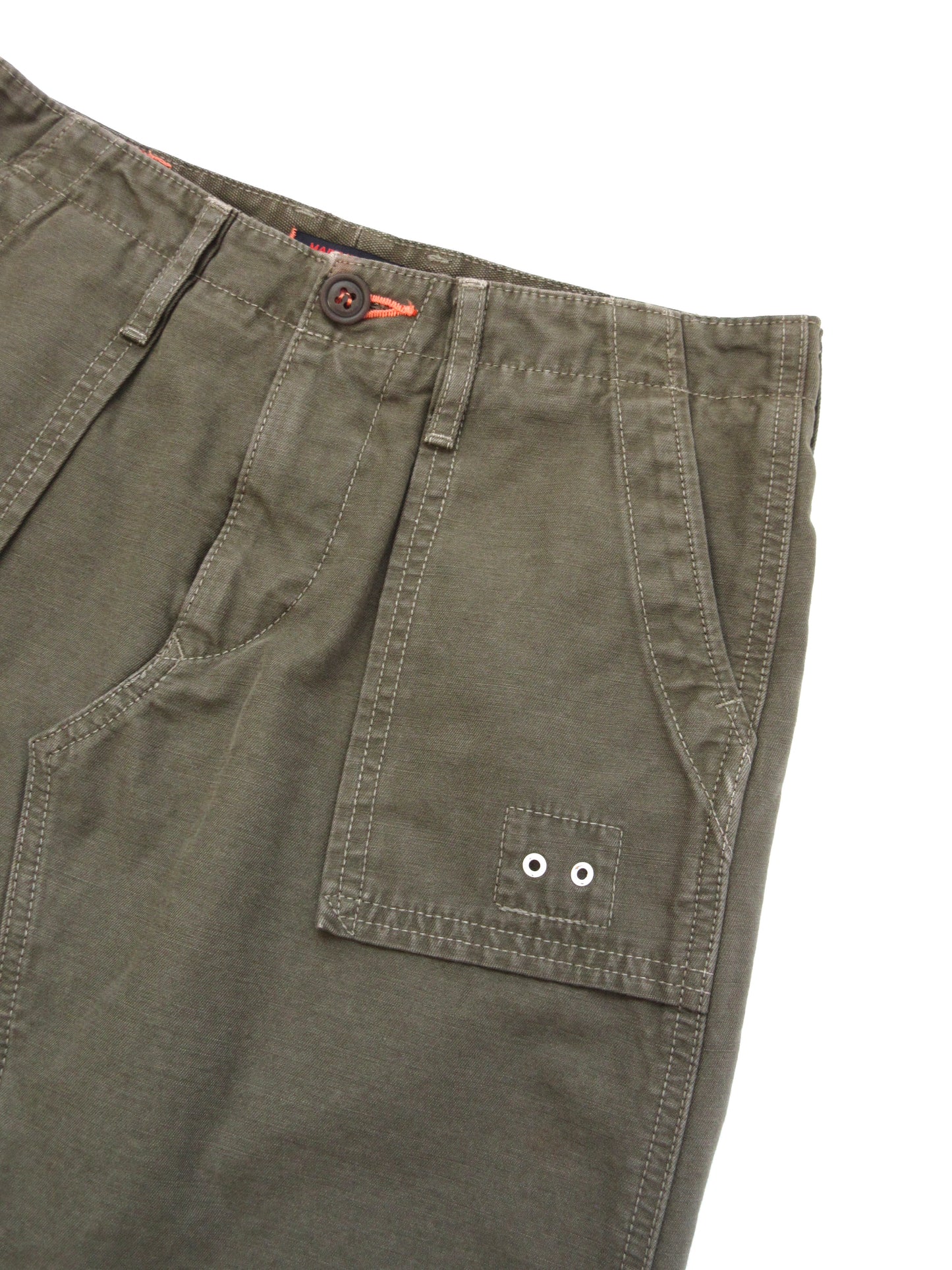 khaki military skirt