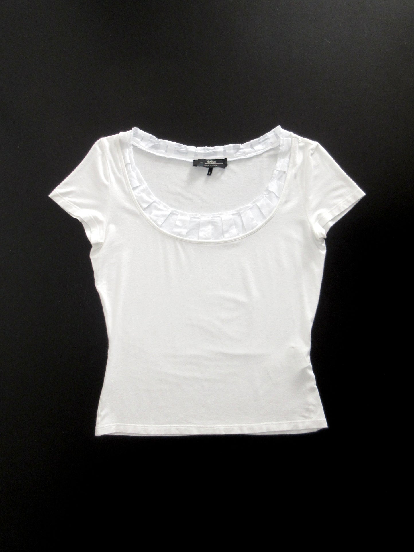 【used】maxmara detailed t-shirt