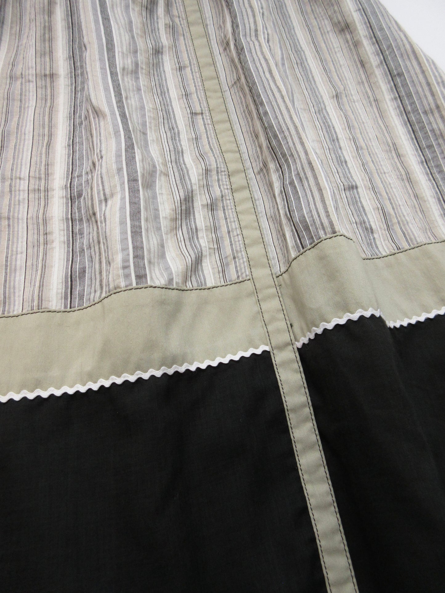 【used】multi design flare skirt