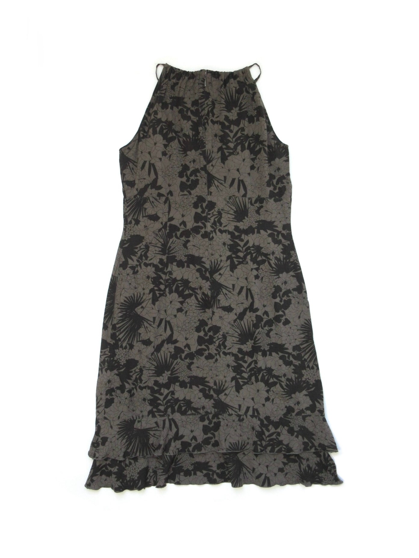 【used】flower pattern sleeveless dress