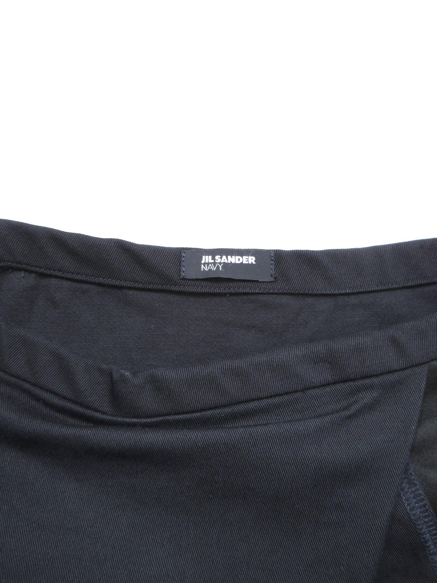 JIL SANDER NAVY switching skirt