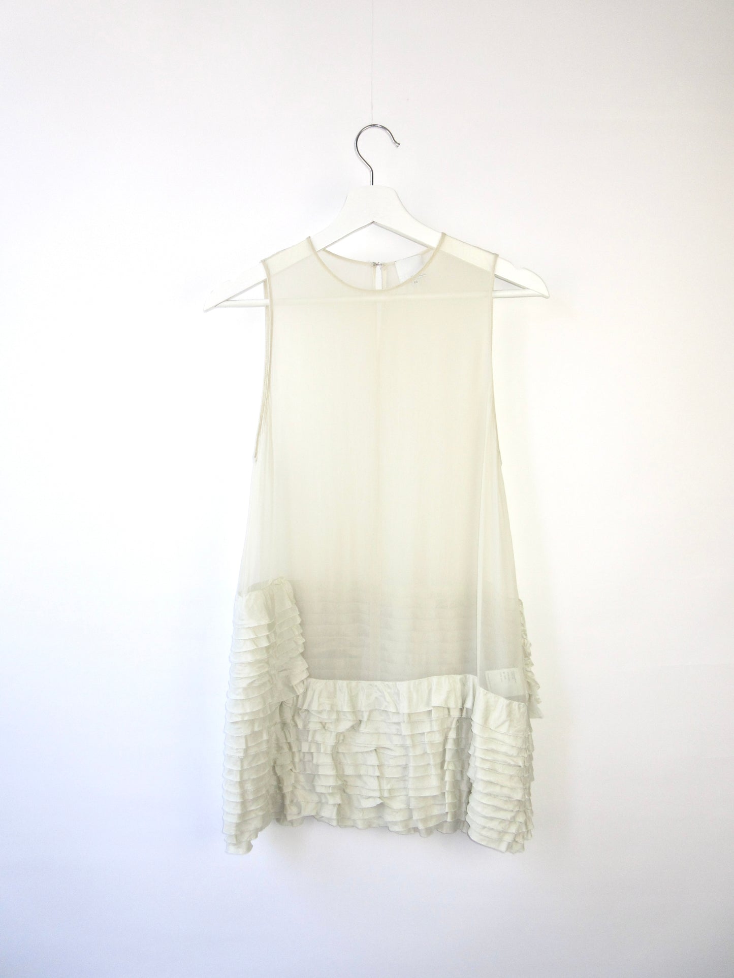 【used】3.1 Phillip Lim silk frill tunic