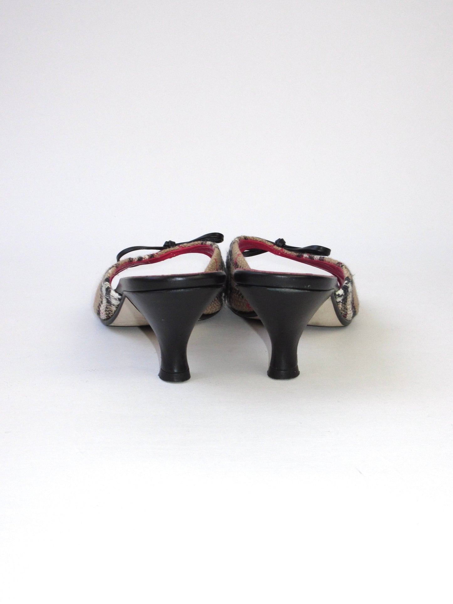 Burberrys plaid mule