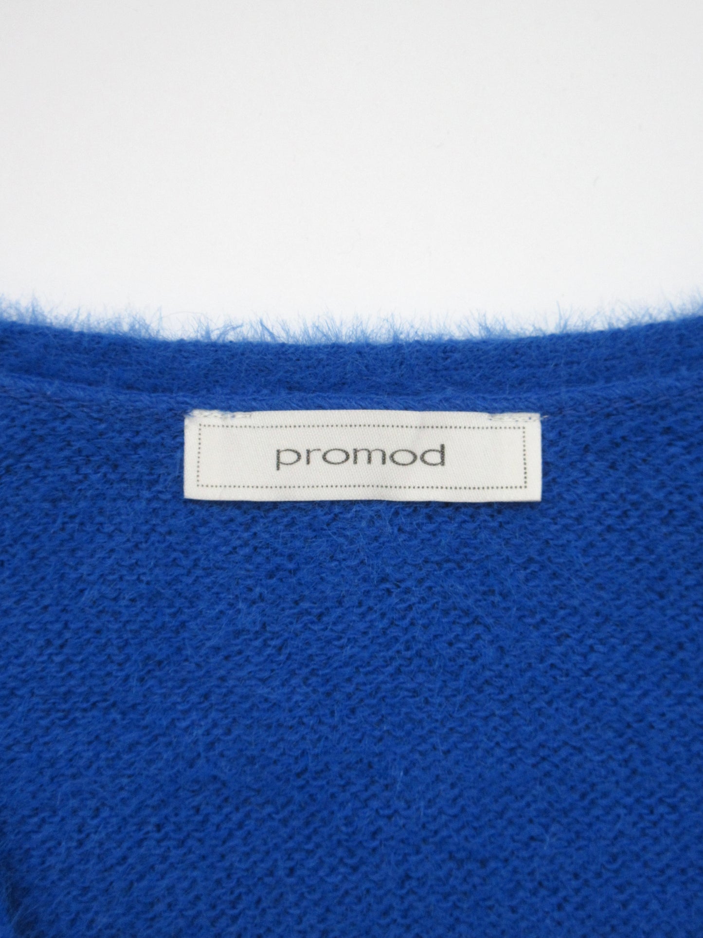 【used】blue mohair knit