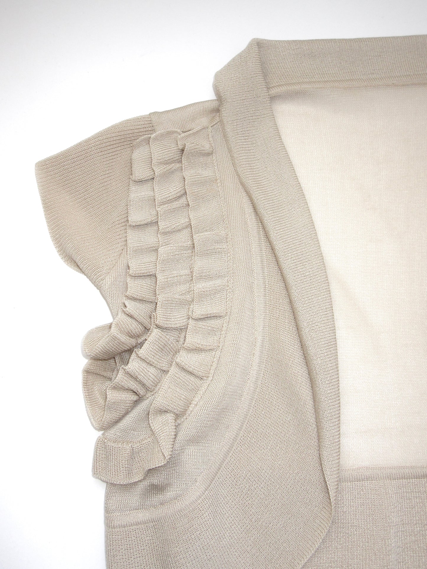 frill design bolero cardigan