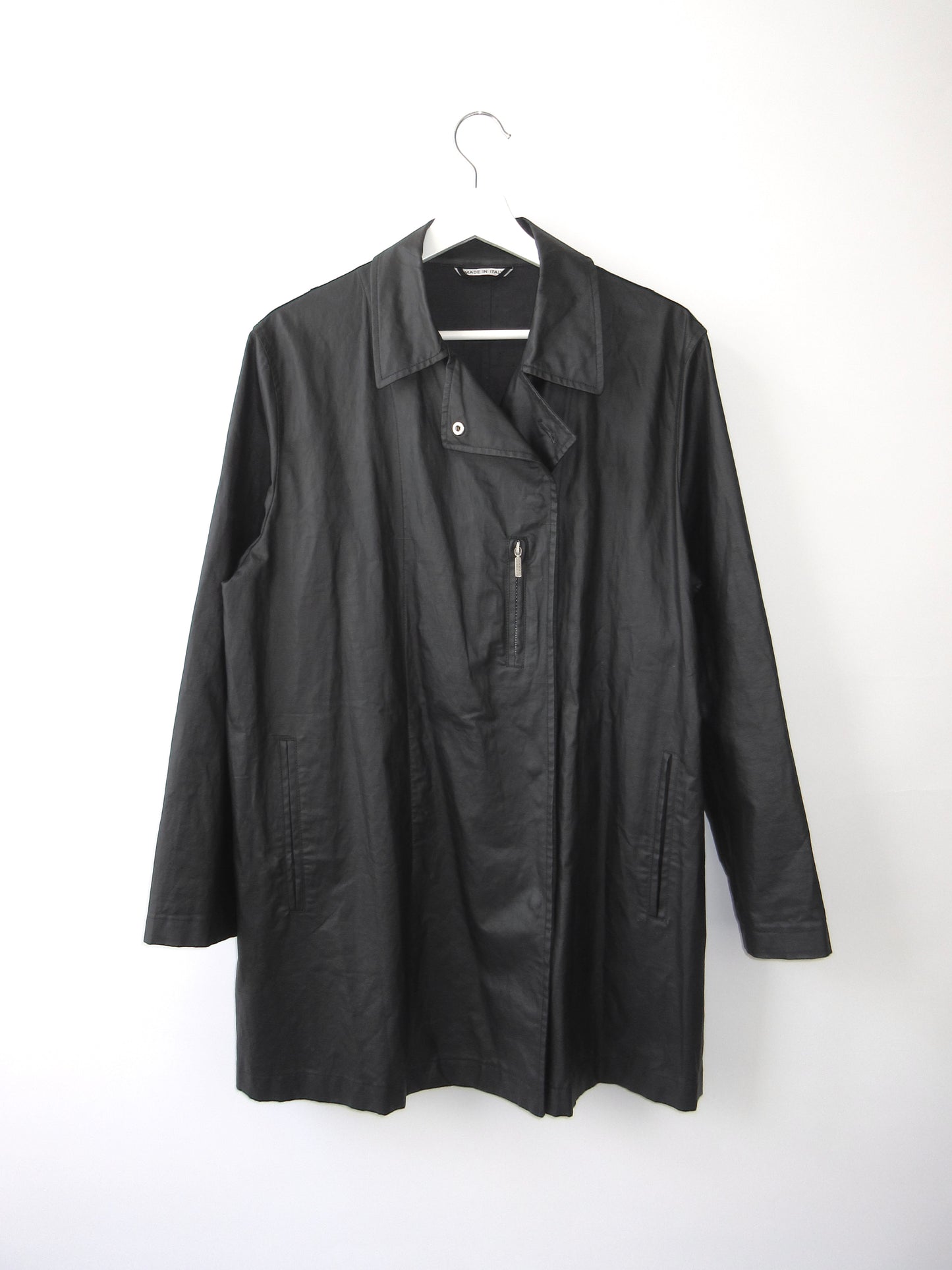 Italy faux leather jacket