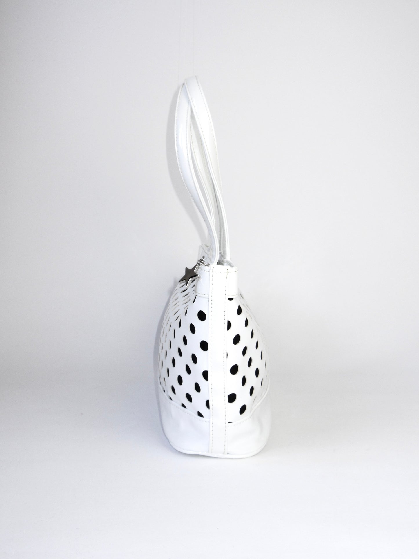 agnes b. polka dots monotone bag
