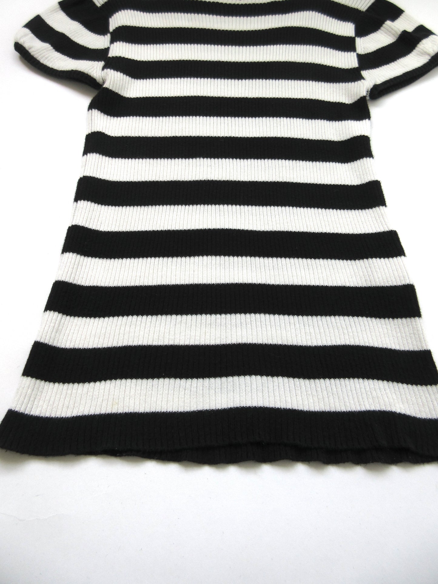 agnes b. border turtleneck cotton knit
