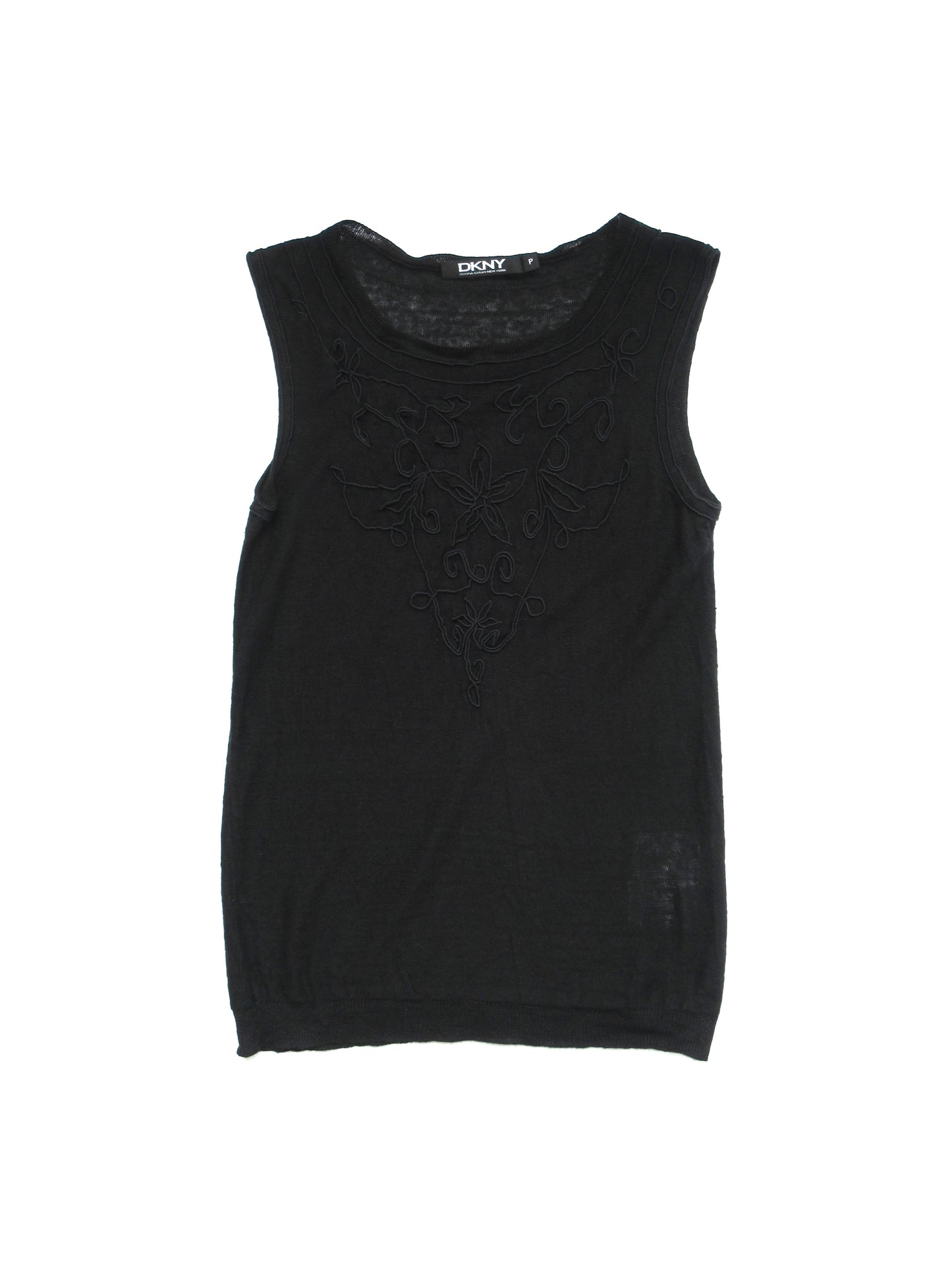 DKNY linen sleeveless top
