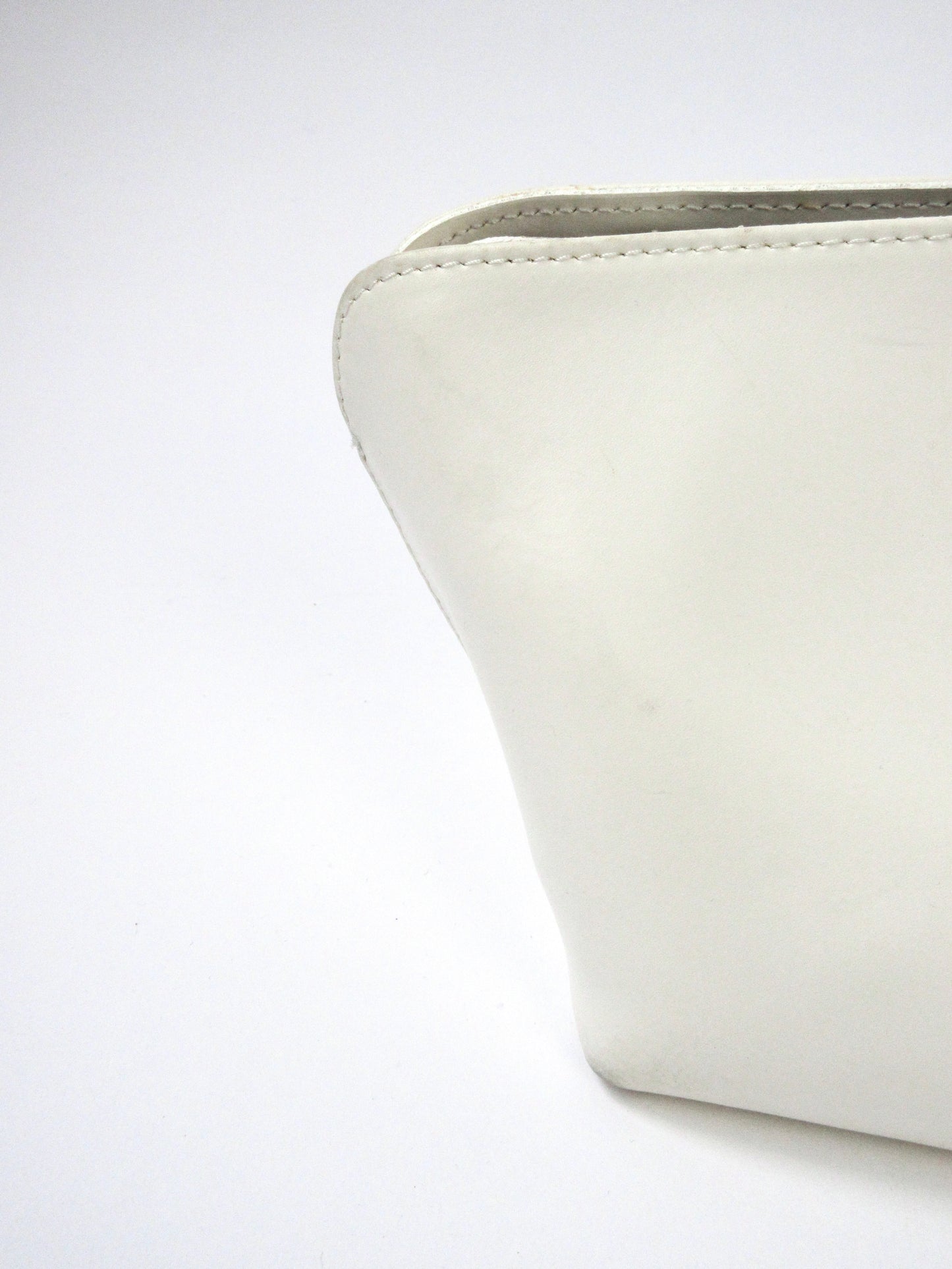 FURLA white leather handbag