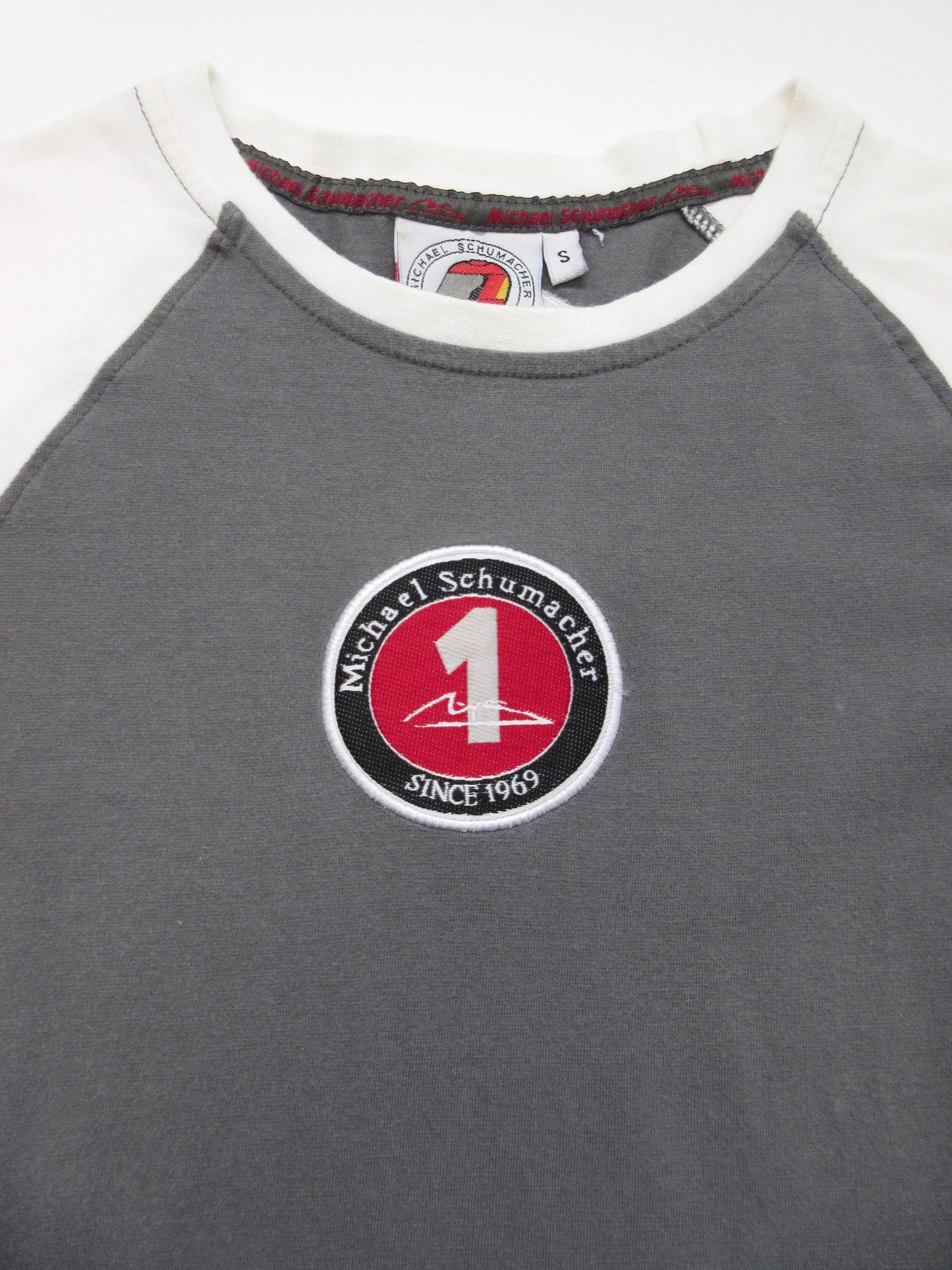 【used】emblem colorblock t-shirt