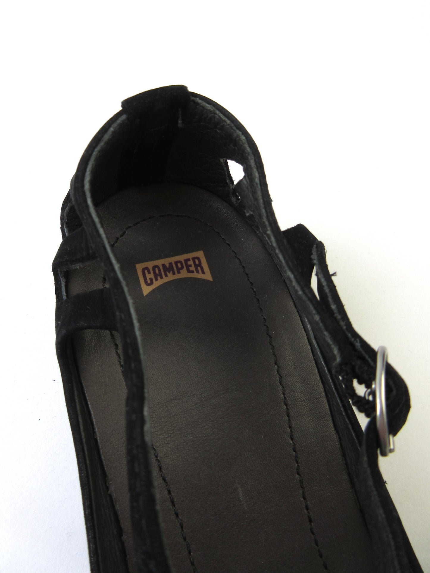 CAMPER strap platform shoes