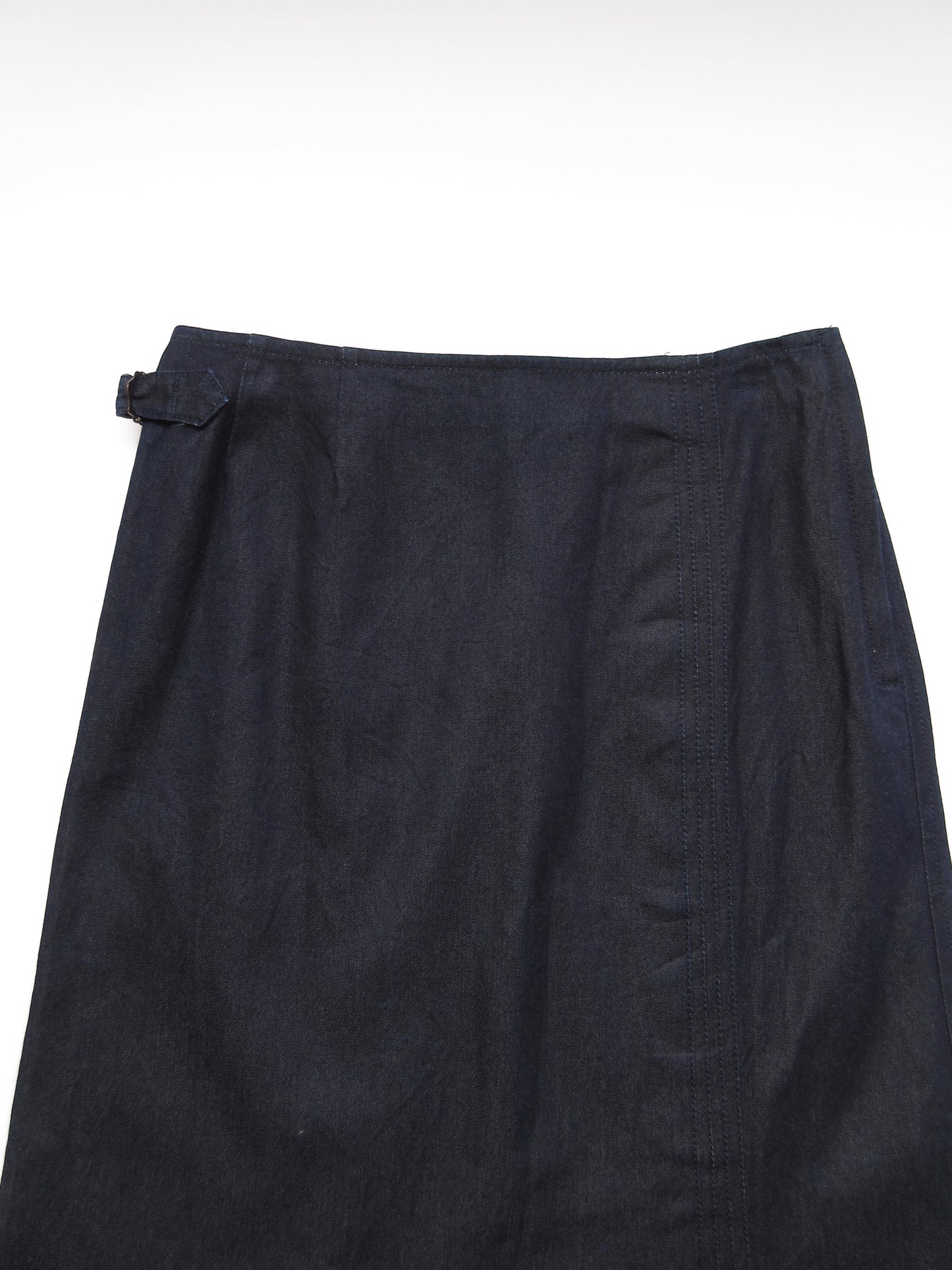 sunaokuwahara detailed denim skirt