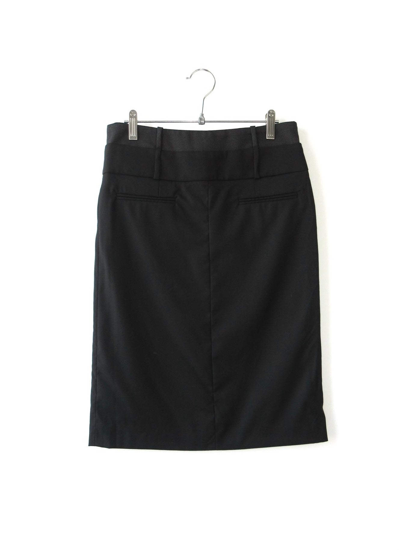 waist design straight skirt