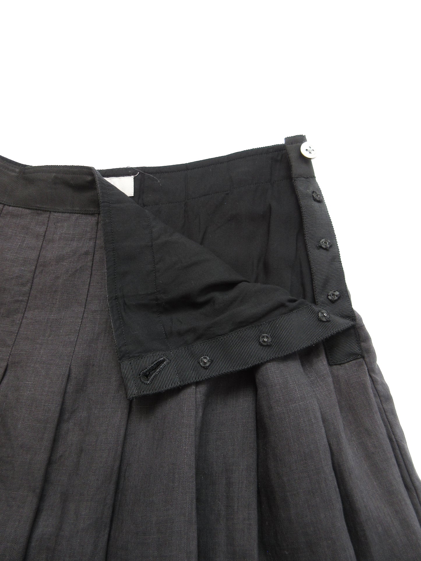 MARGARET HOWELL linen flare skirt