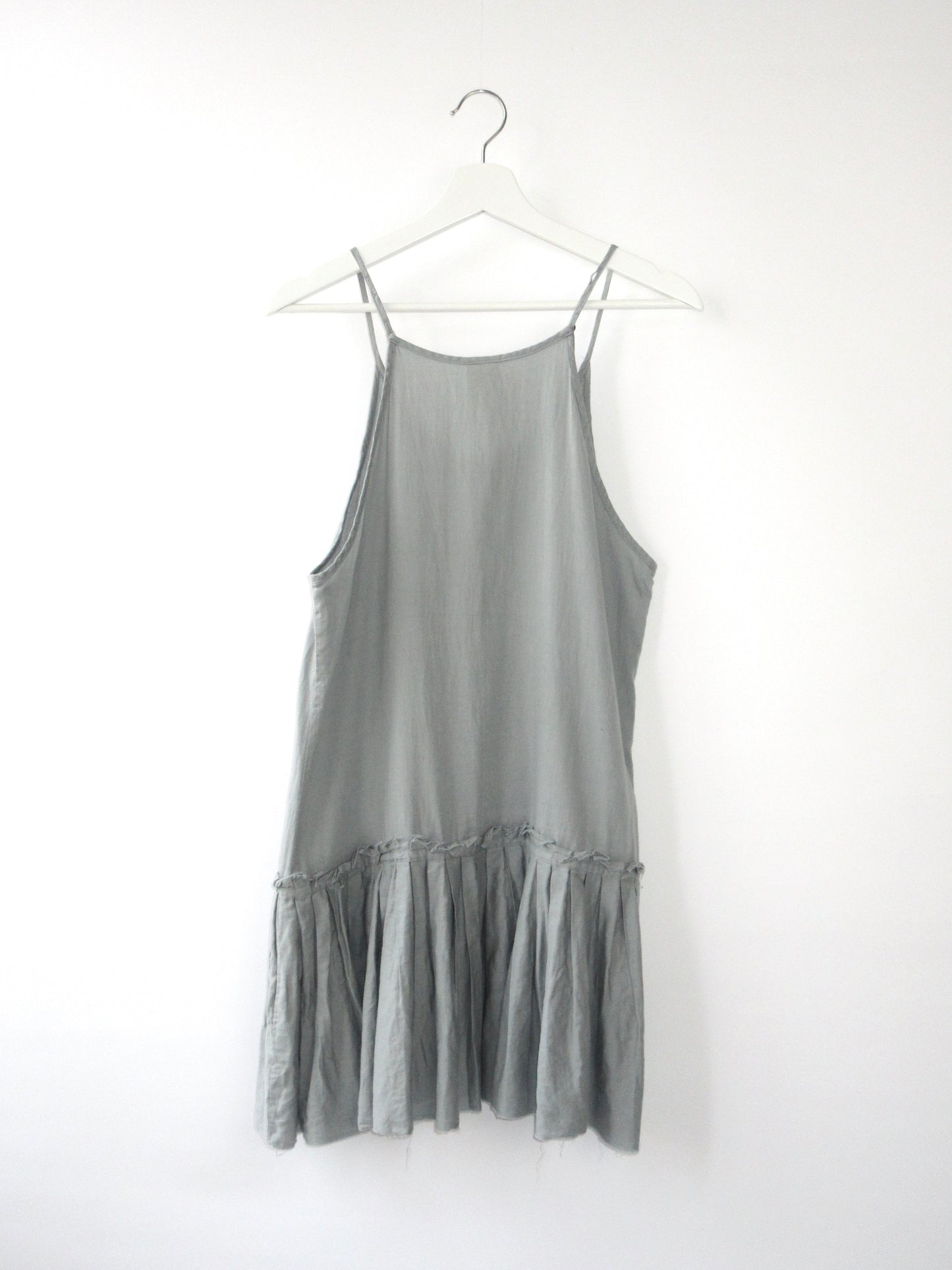 【used】blue gray camisole dress