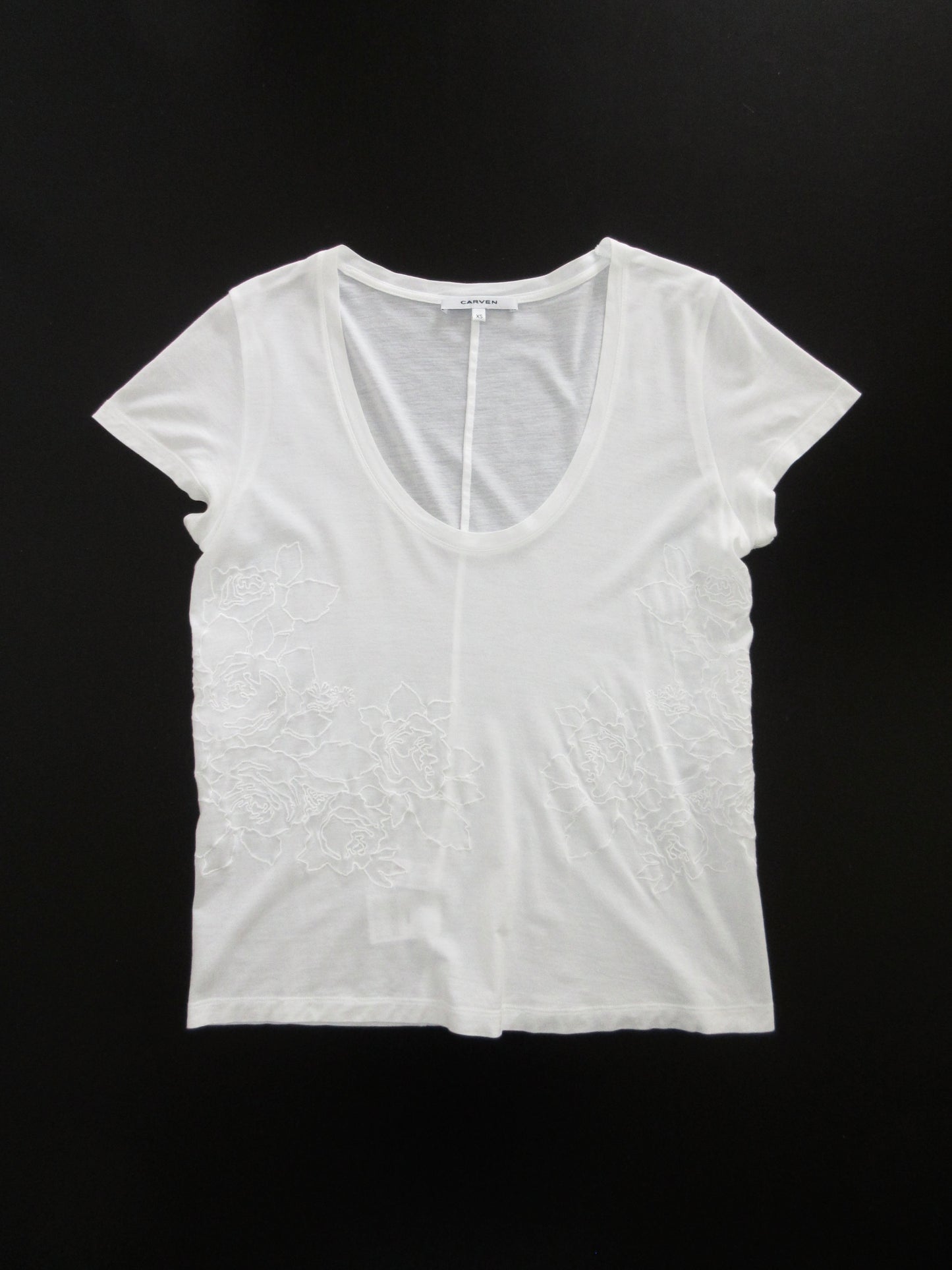 CARVEN flower design t-shirt