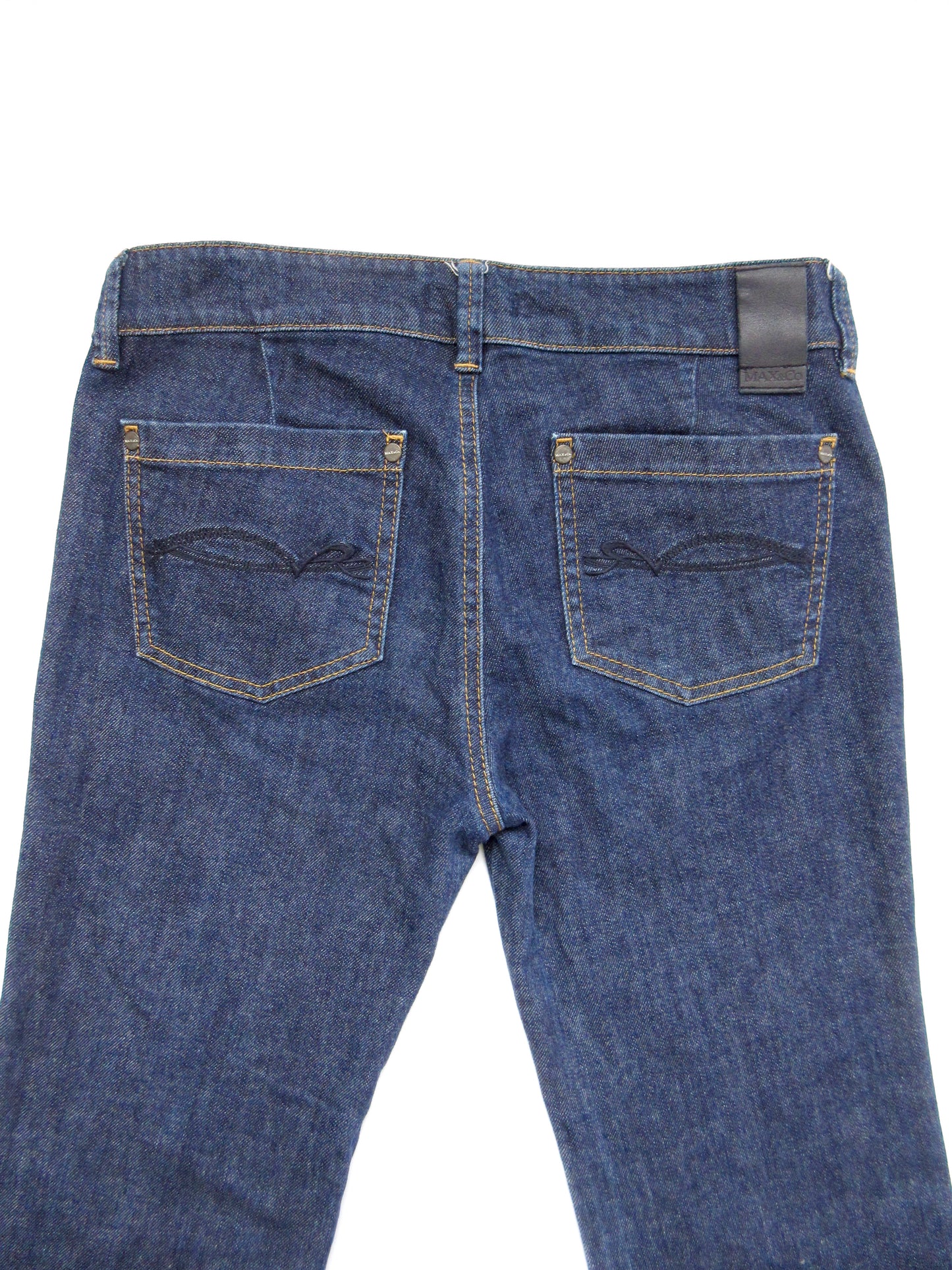 MAX&Co. blue denim slim flare