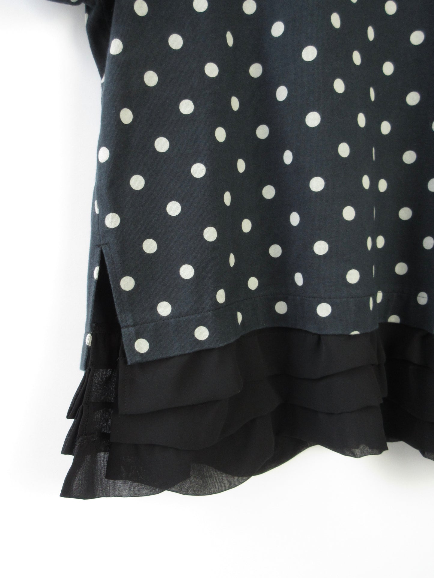 tricot COMME des GARÇONS oversize polka dots t-shirt
