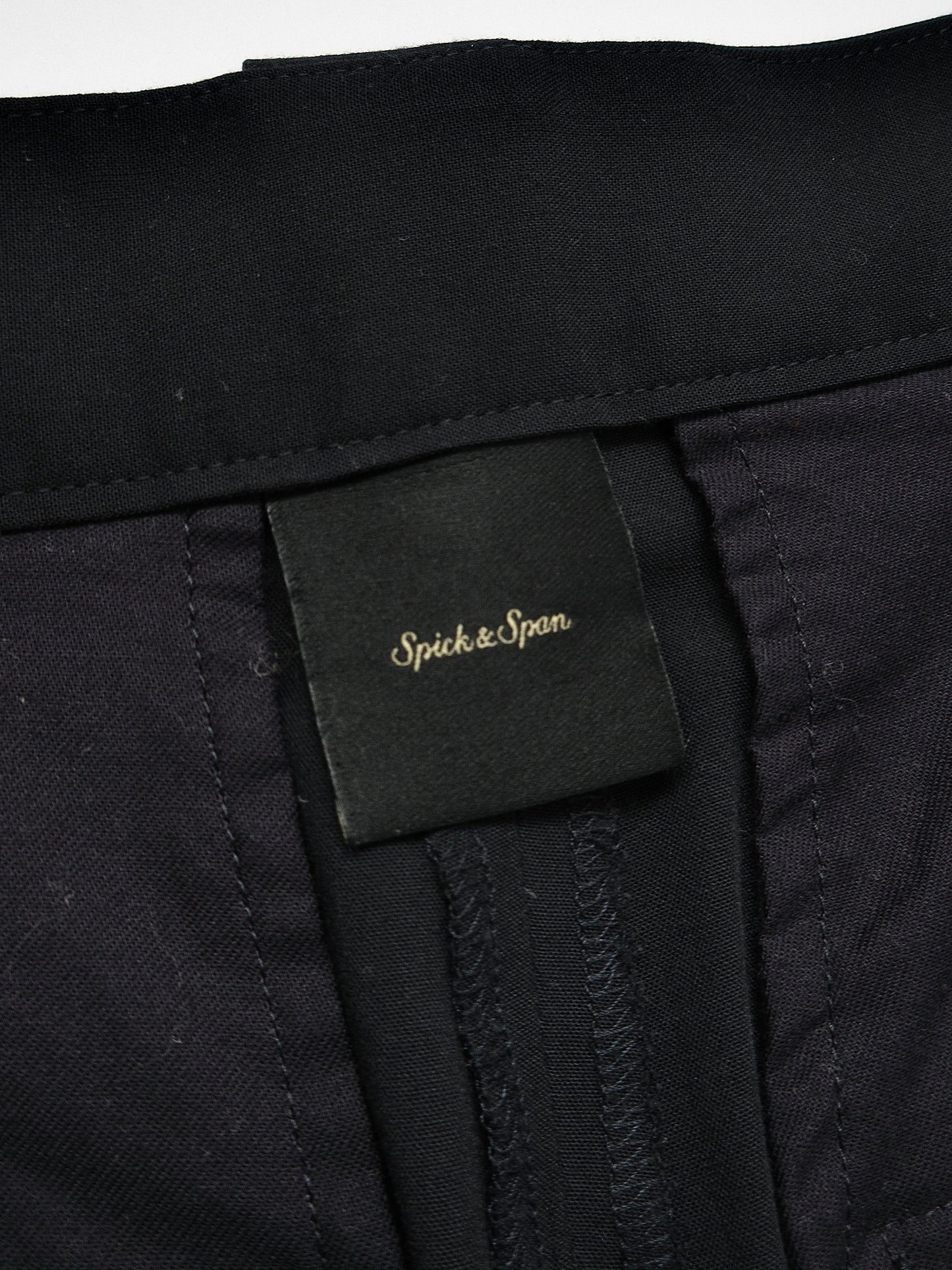 dark navy two tuck wide pants