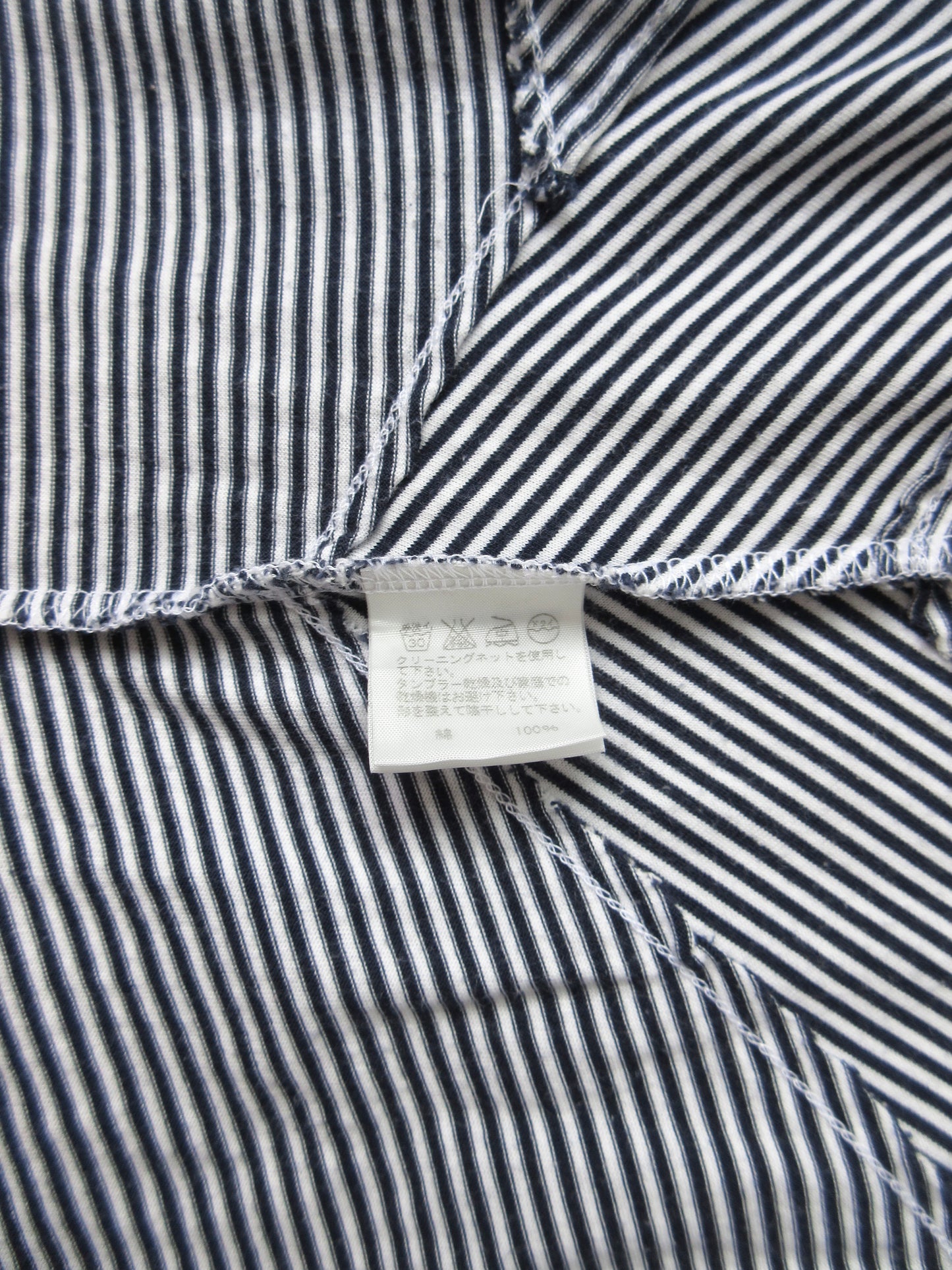 sunaokuwahara stripe design tunic dress