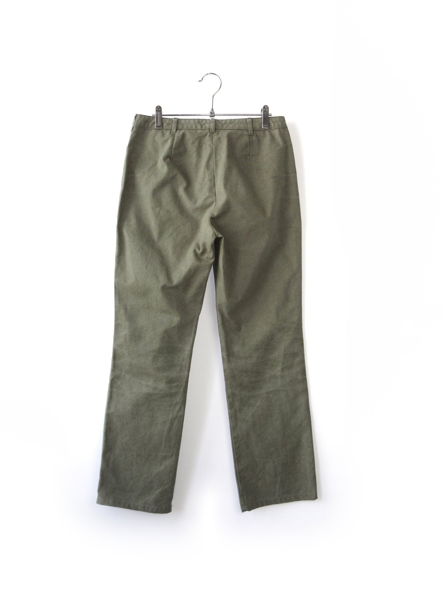 A.P.C. cotton straight khaki pants