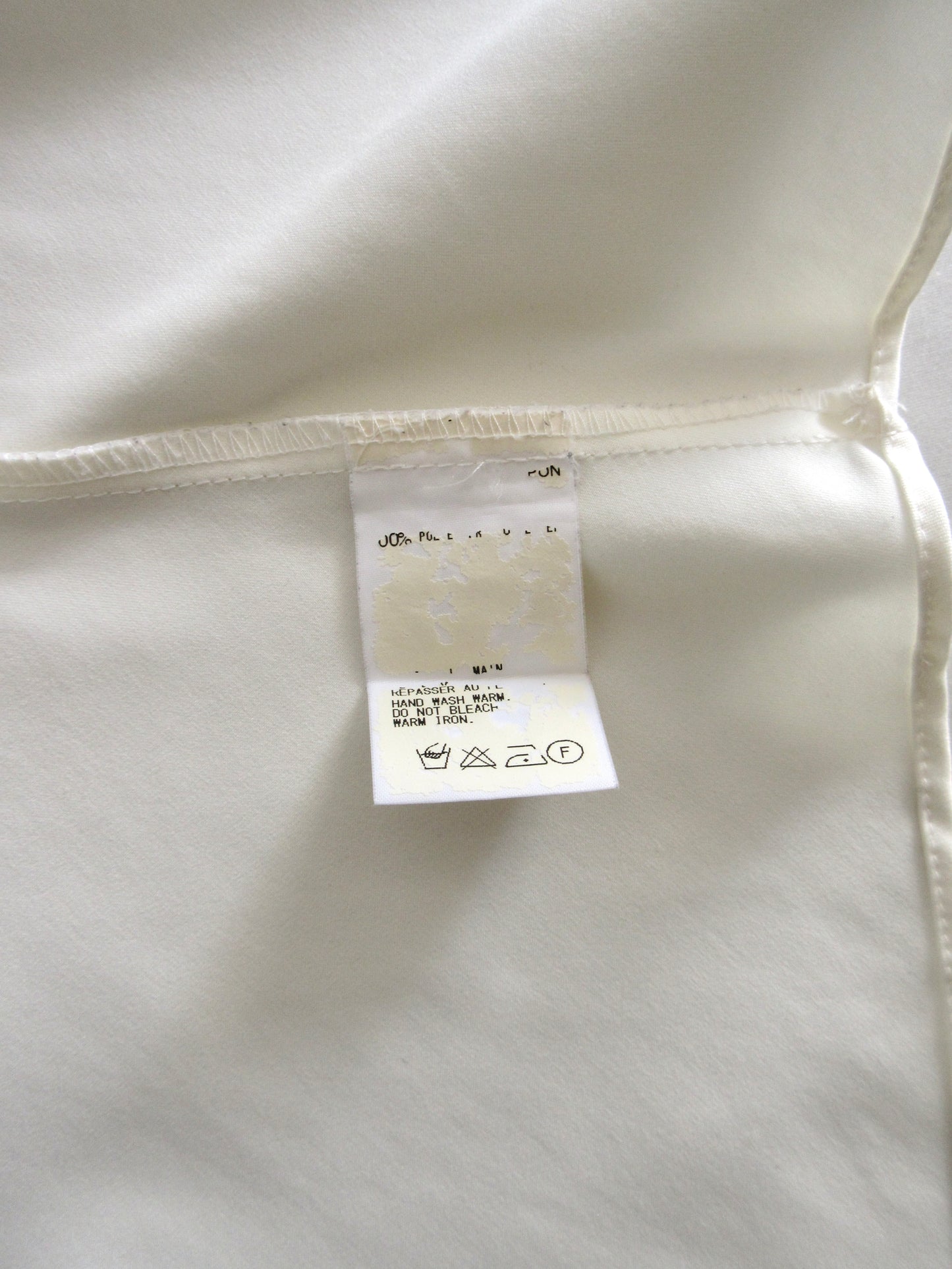 【used】white camisole top