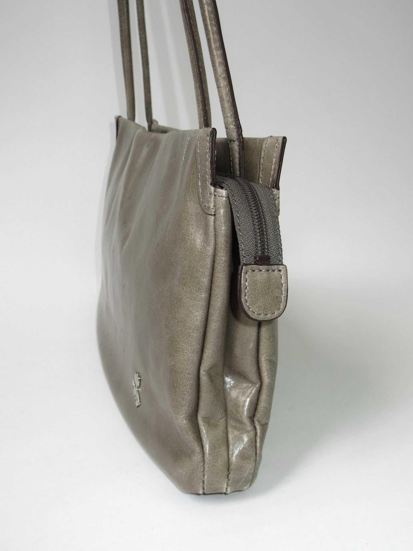 antique khaki shoulder bag
