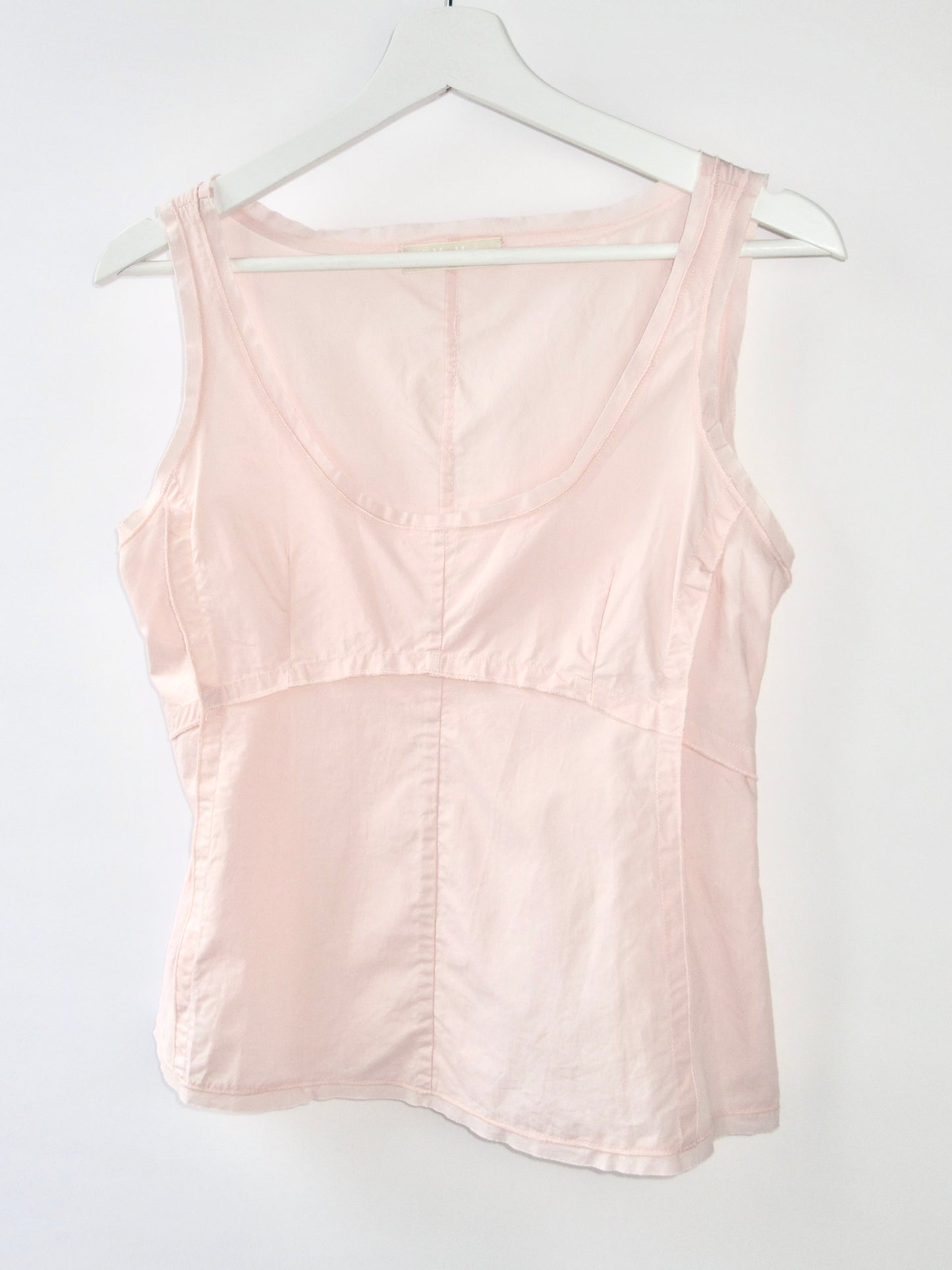 Max Mara pastel pink cotton sleeveless