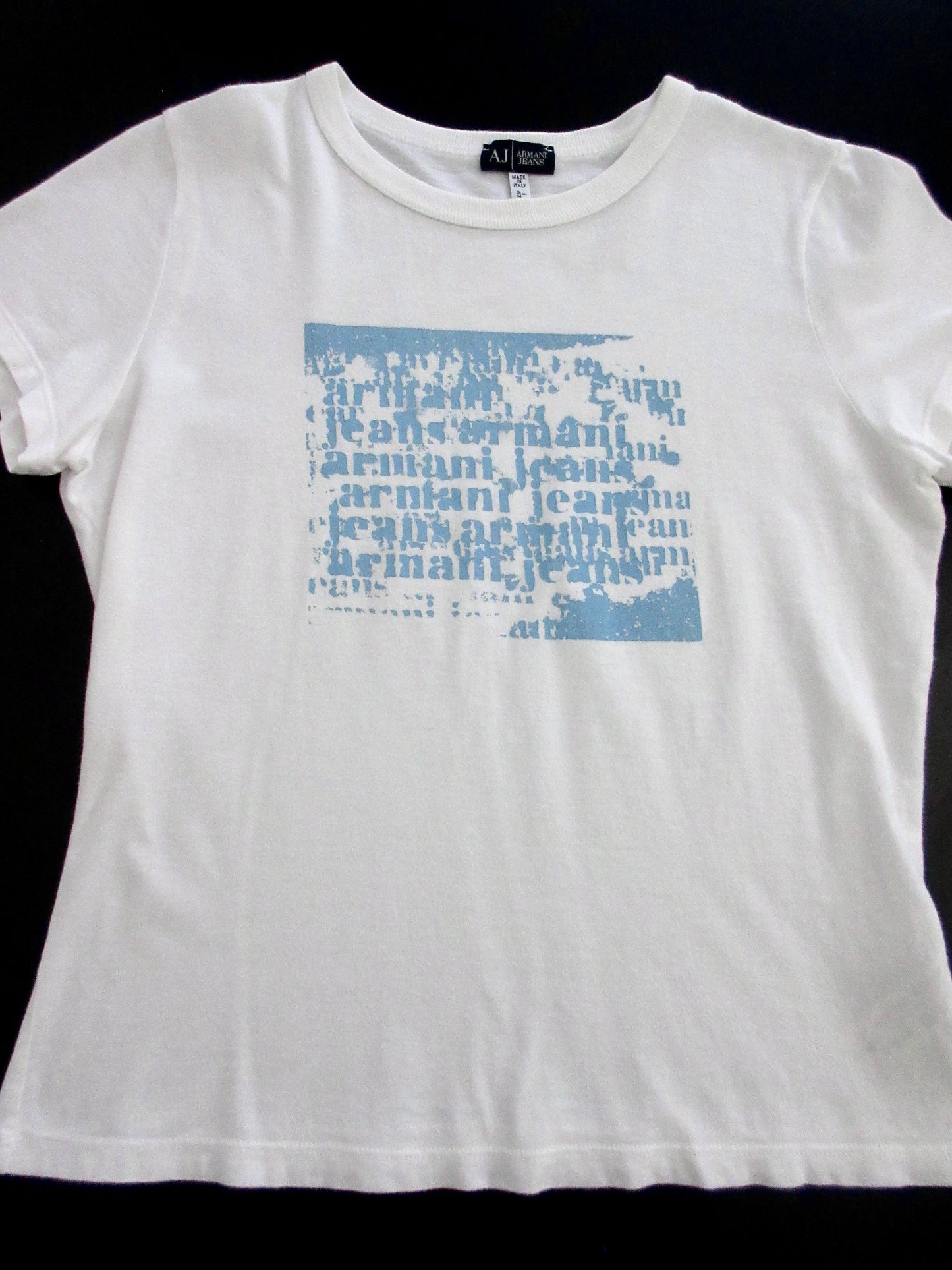 ARMANI JEANS print t-shirt