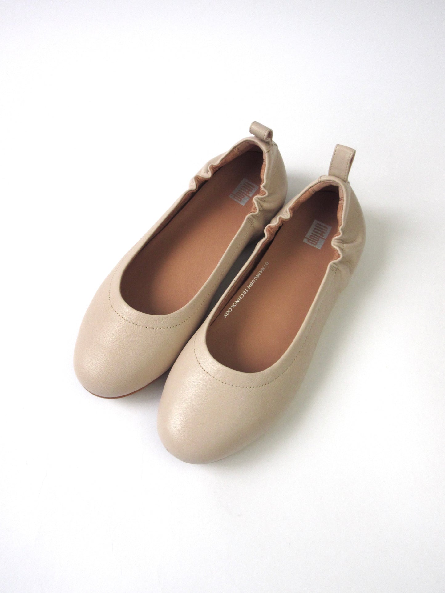 beige color flat shoes