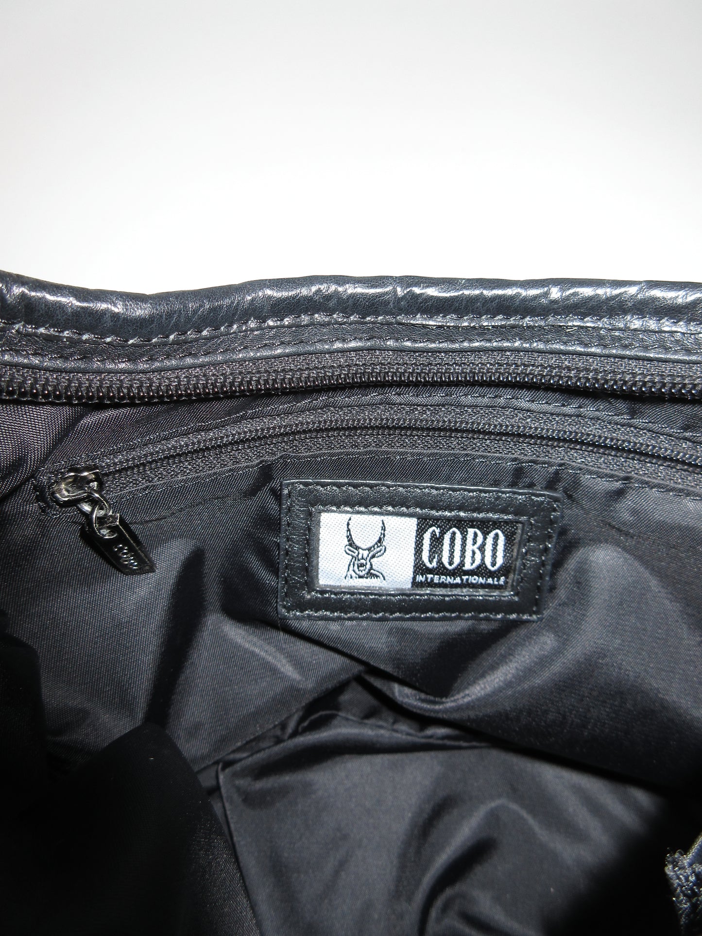 crochet leather sholder bag