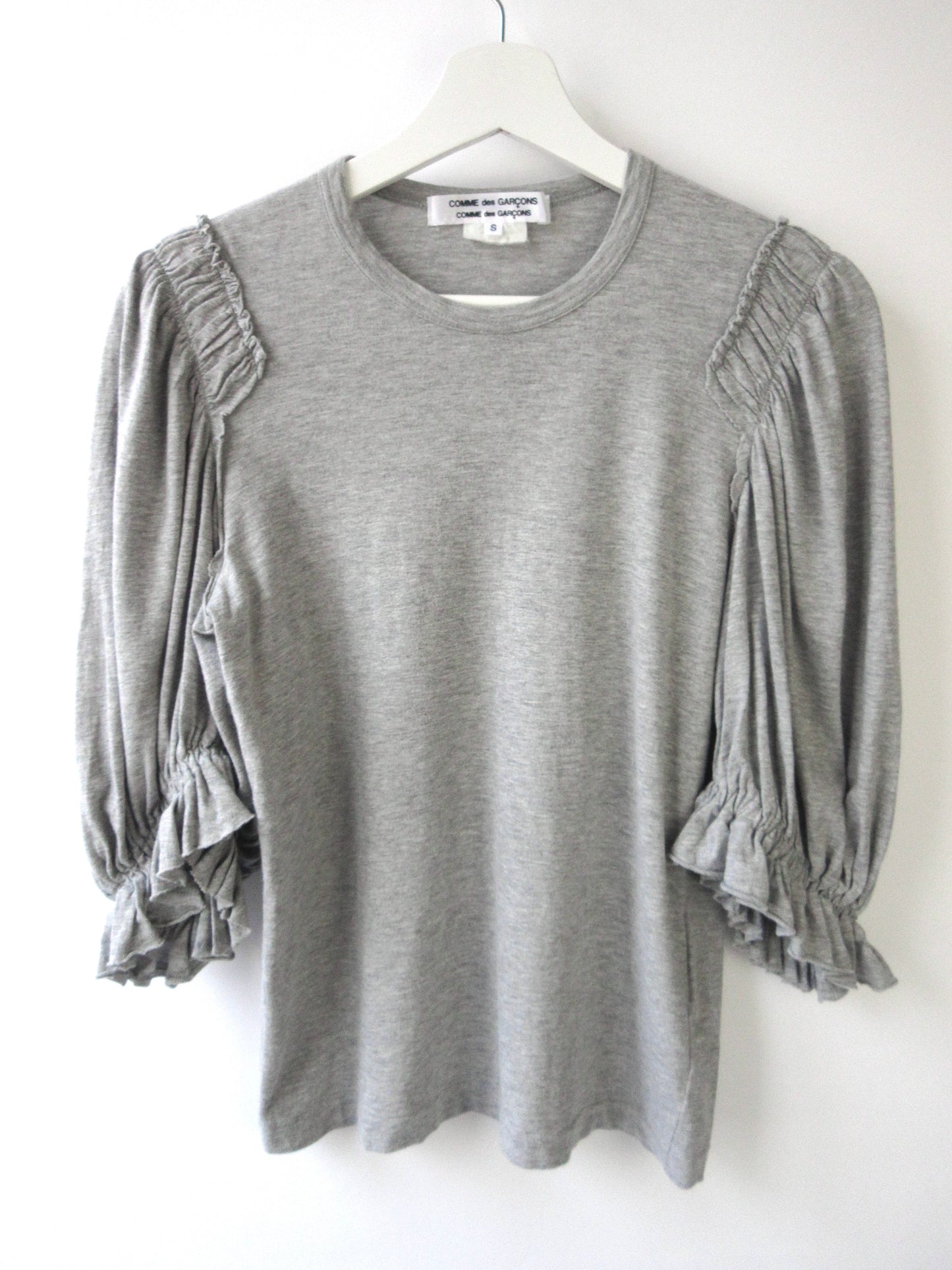 comme des garcons gather sleeve top