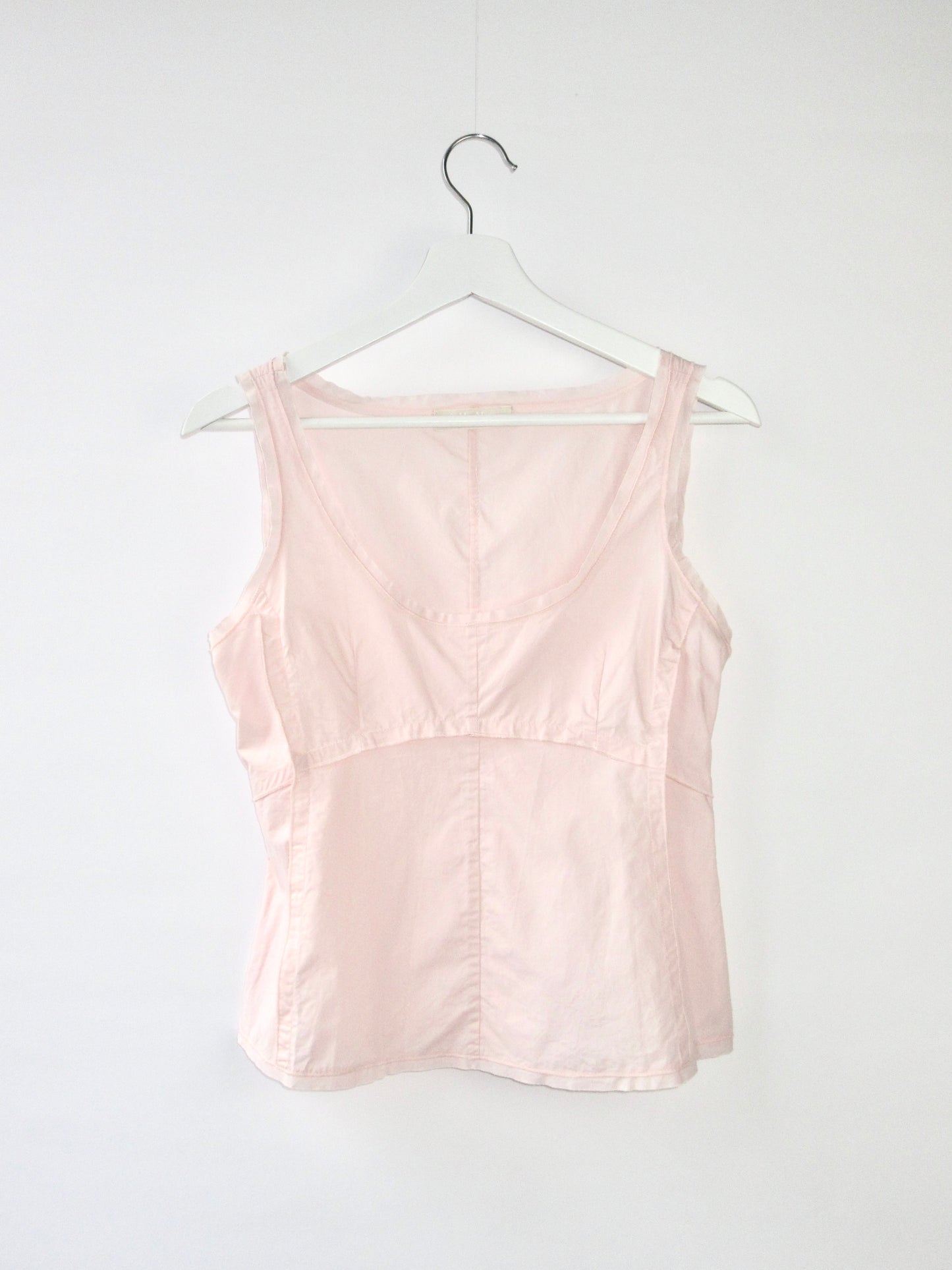 Max Mara pastel pink cotton sleeveless