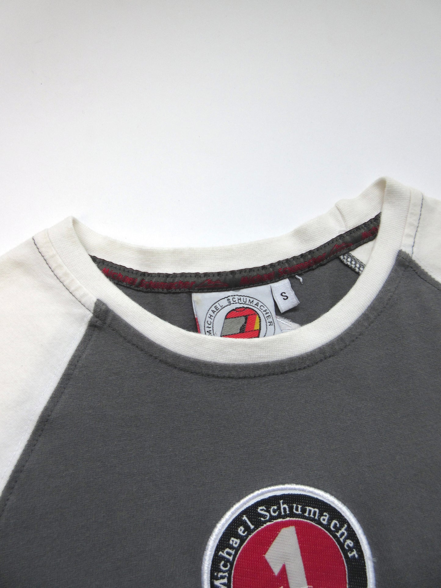 【used】emblem colorblock t-shirt