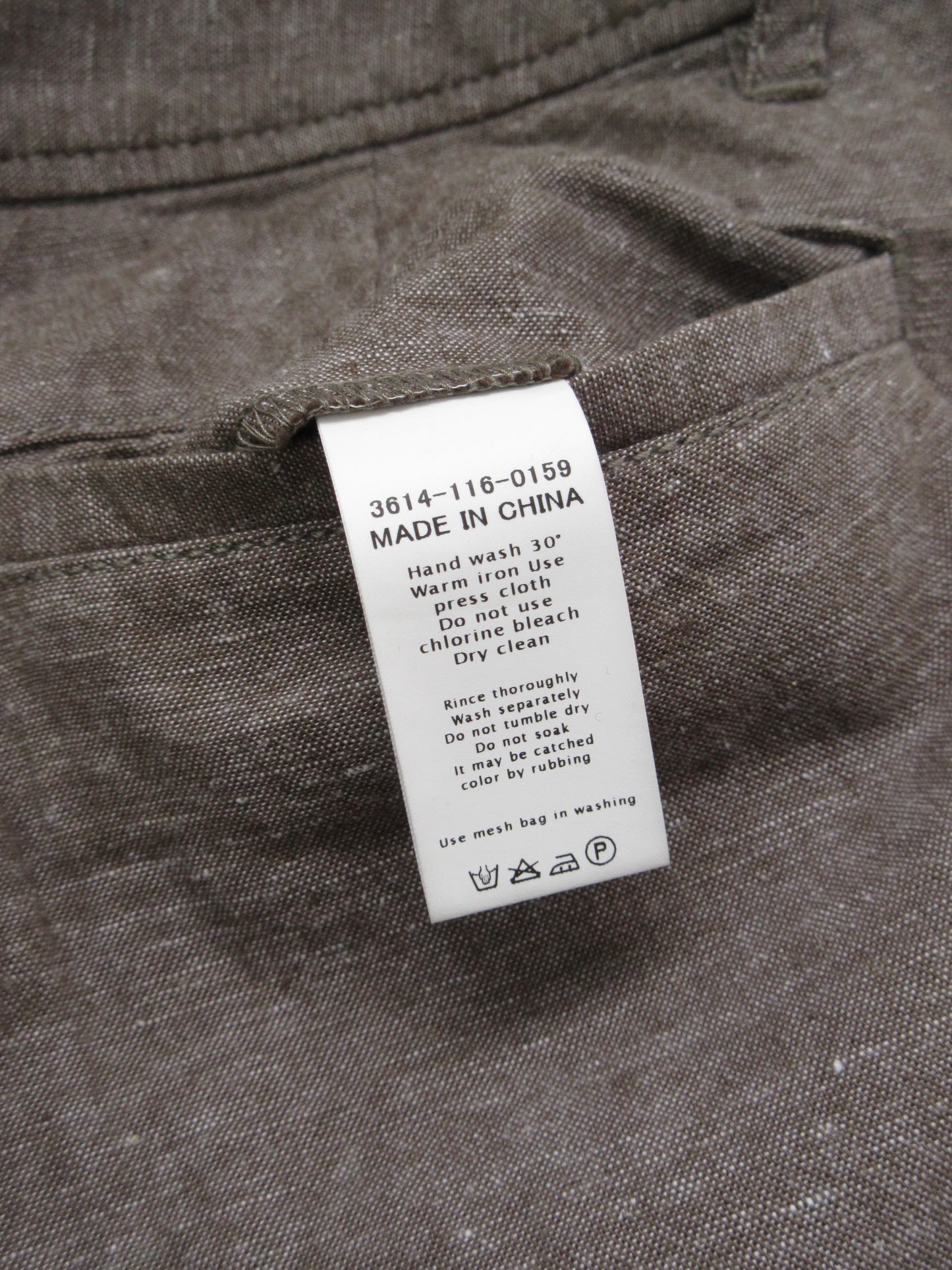 linen straight pants