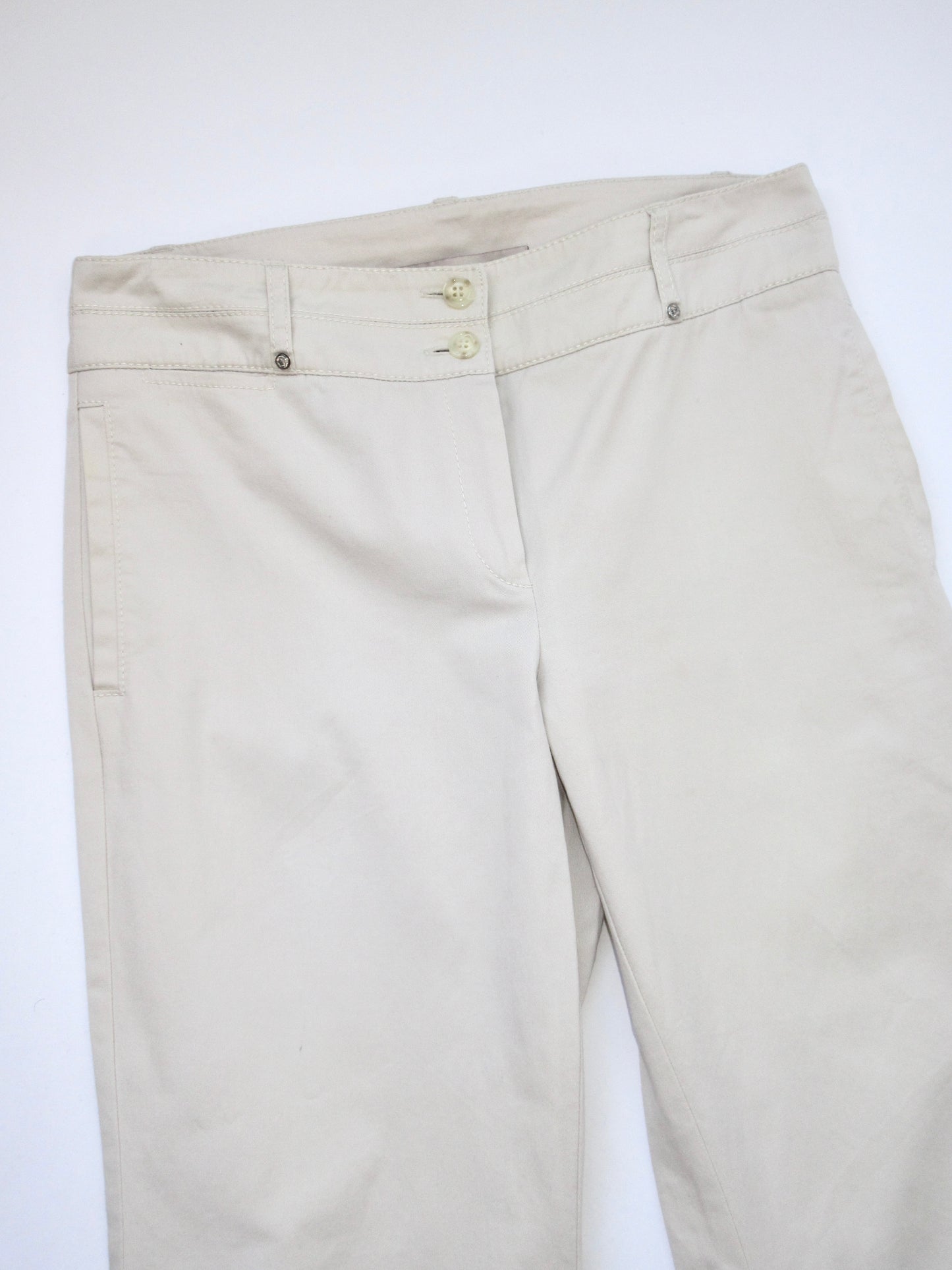 pale beige straight flare pants
