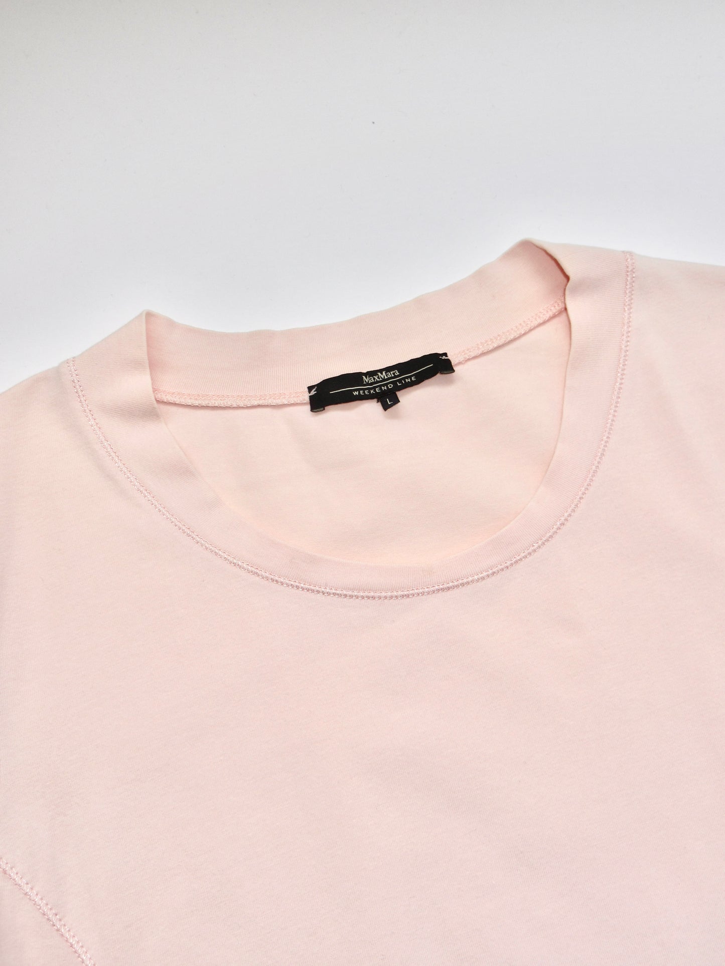 Max Mara pink stitch t-shirt